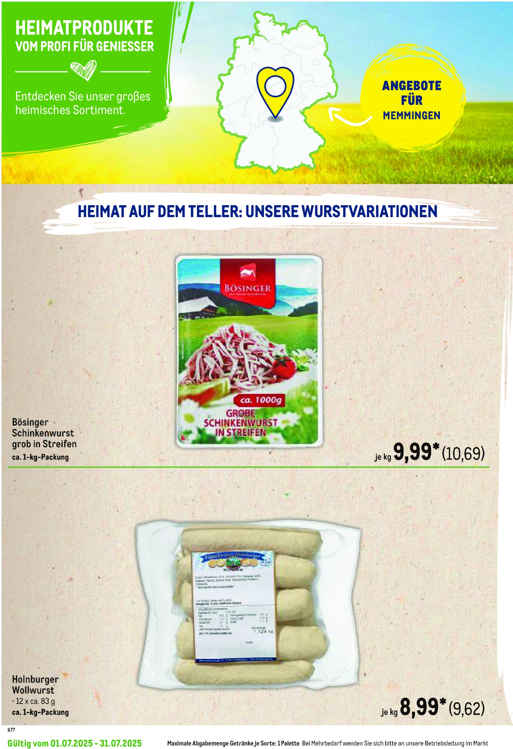 metro - Metro - Regionaler Flyer-Prospekt gültig vom 01.07. bis 31.07. - page: 68