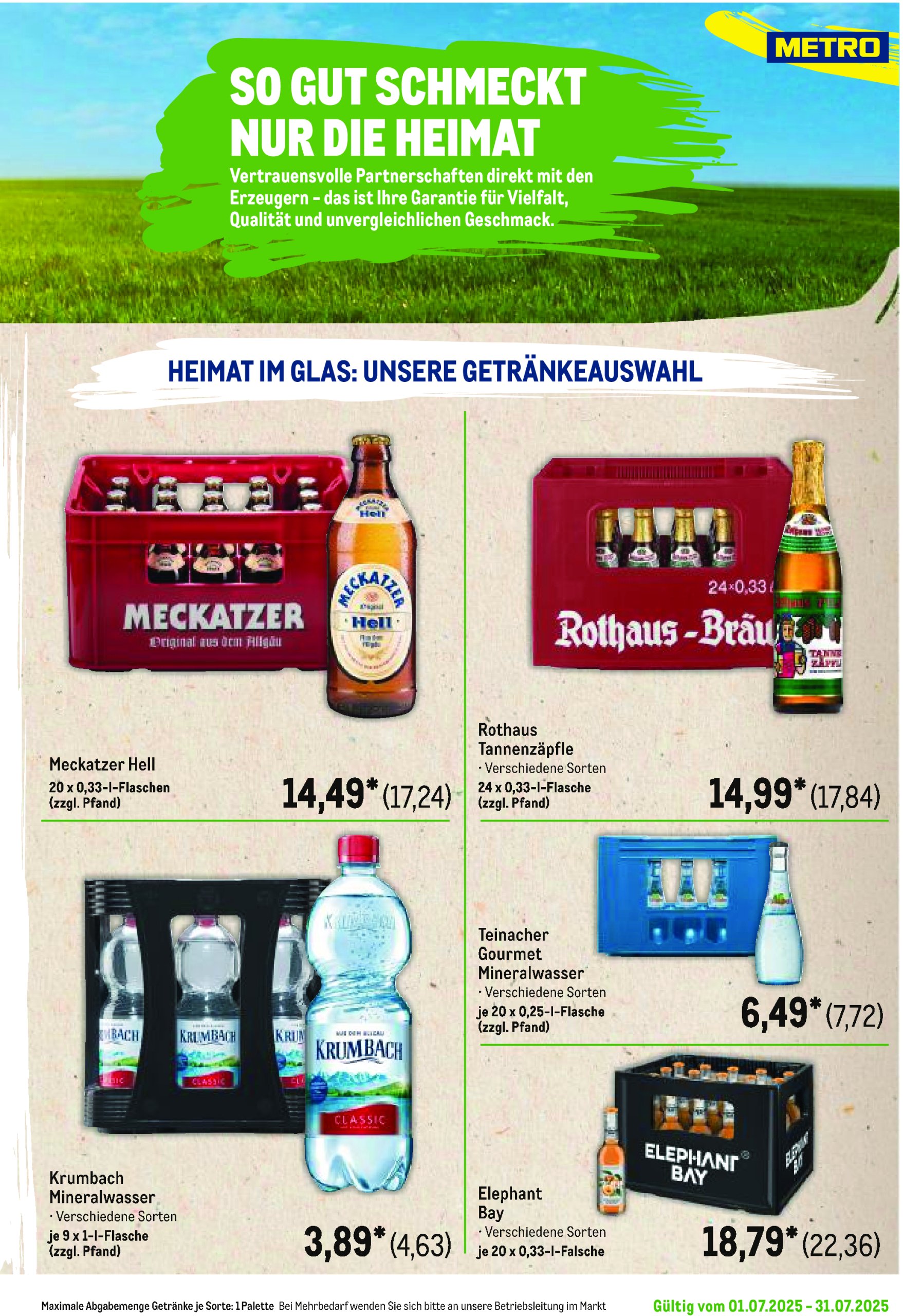 metro - Metro - Regionaler Flyer-Prospekt gültig vom 01.07. bis 31.07. - page: 105