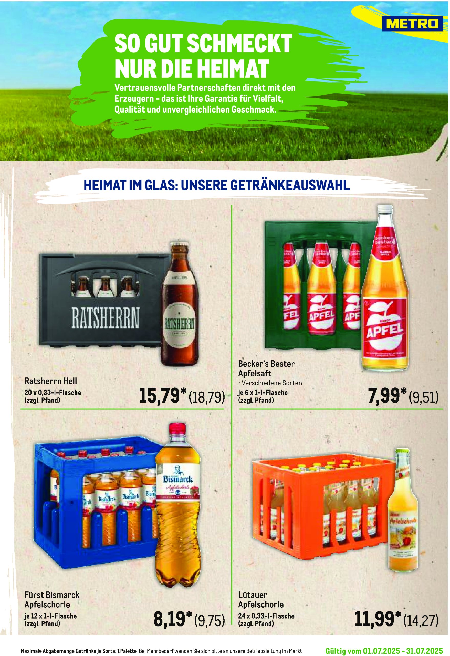 metro - Metro - Regionaler Flyer-Prospekt gültig vom 01.07. bis 31.07. - page: 27