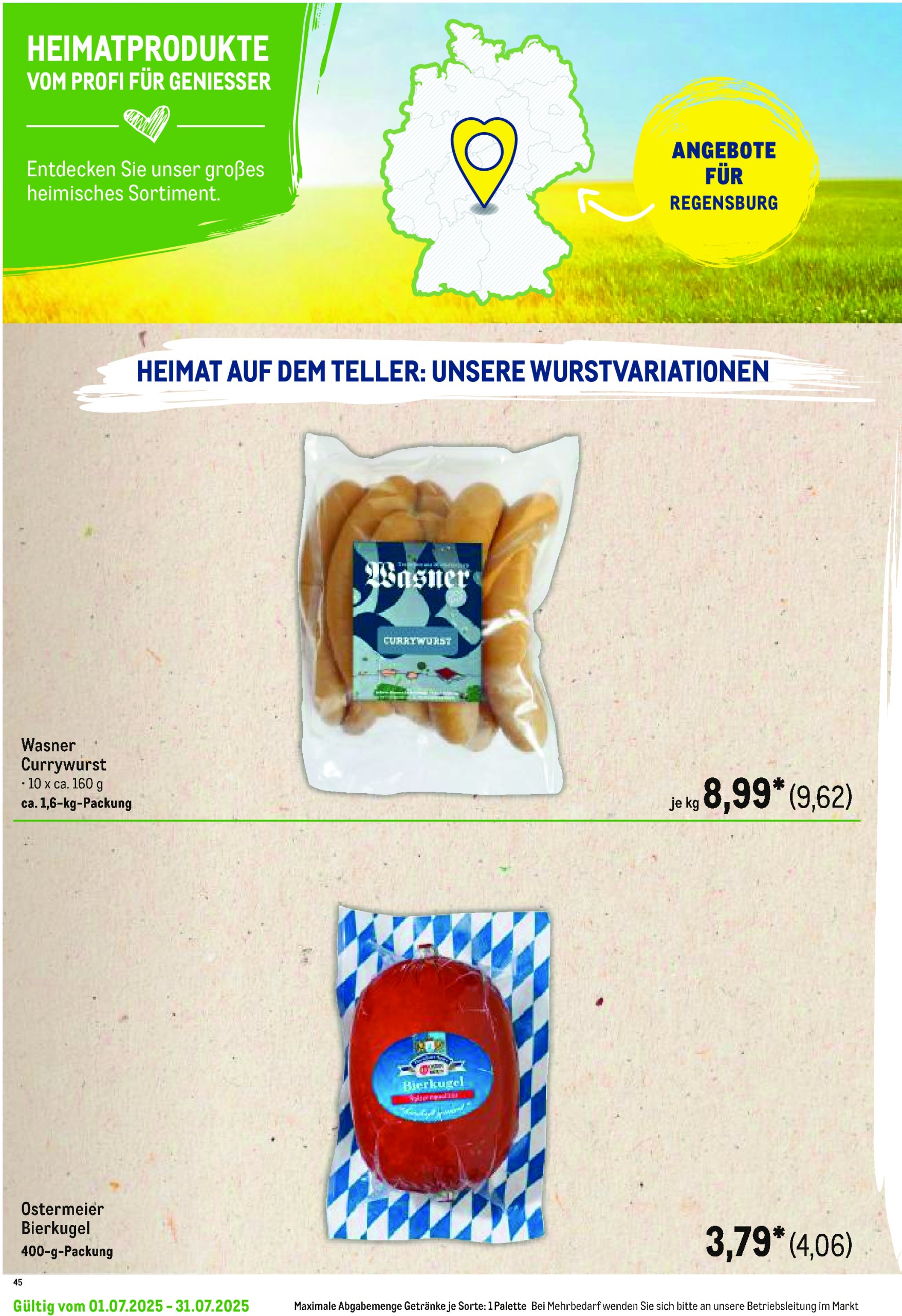 metro - Metro - Regionaler Flyer-Prospekt gültig vom 01.07. bis 31.07. - page: 106
