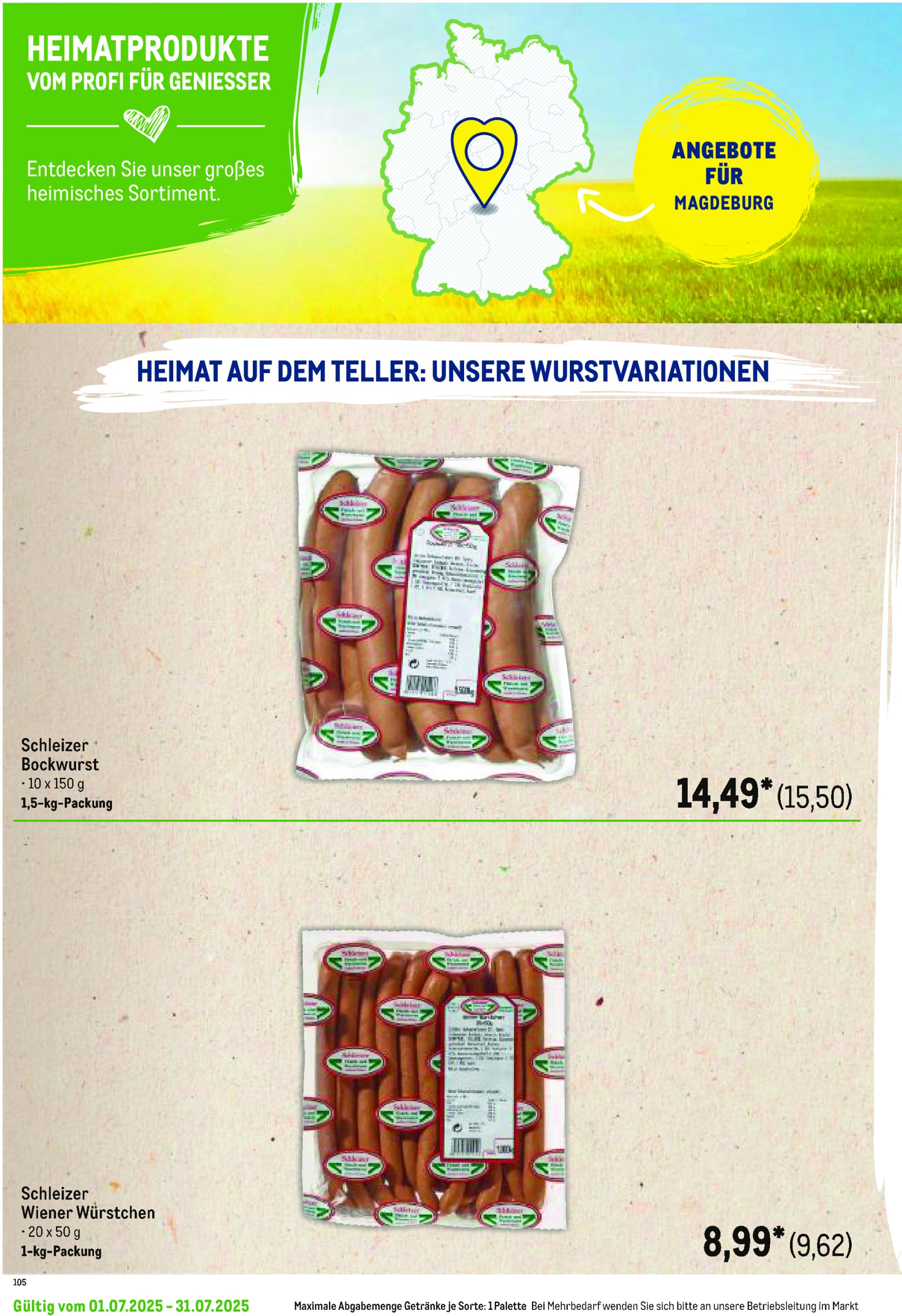 metro - Metro - Regionaler Flyer-Prospekt gültig vom 01.07. bis 31.07. - page: 96