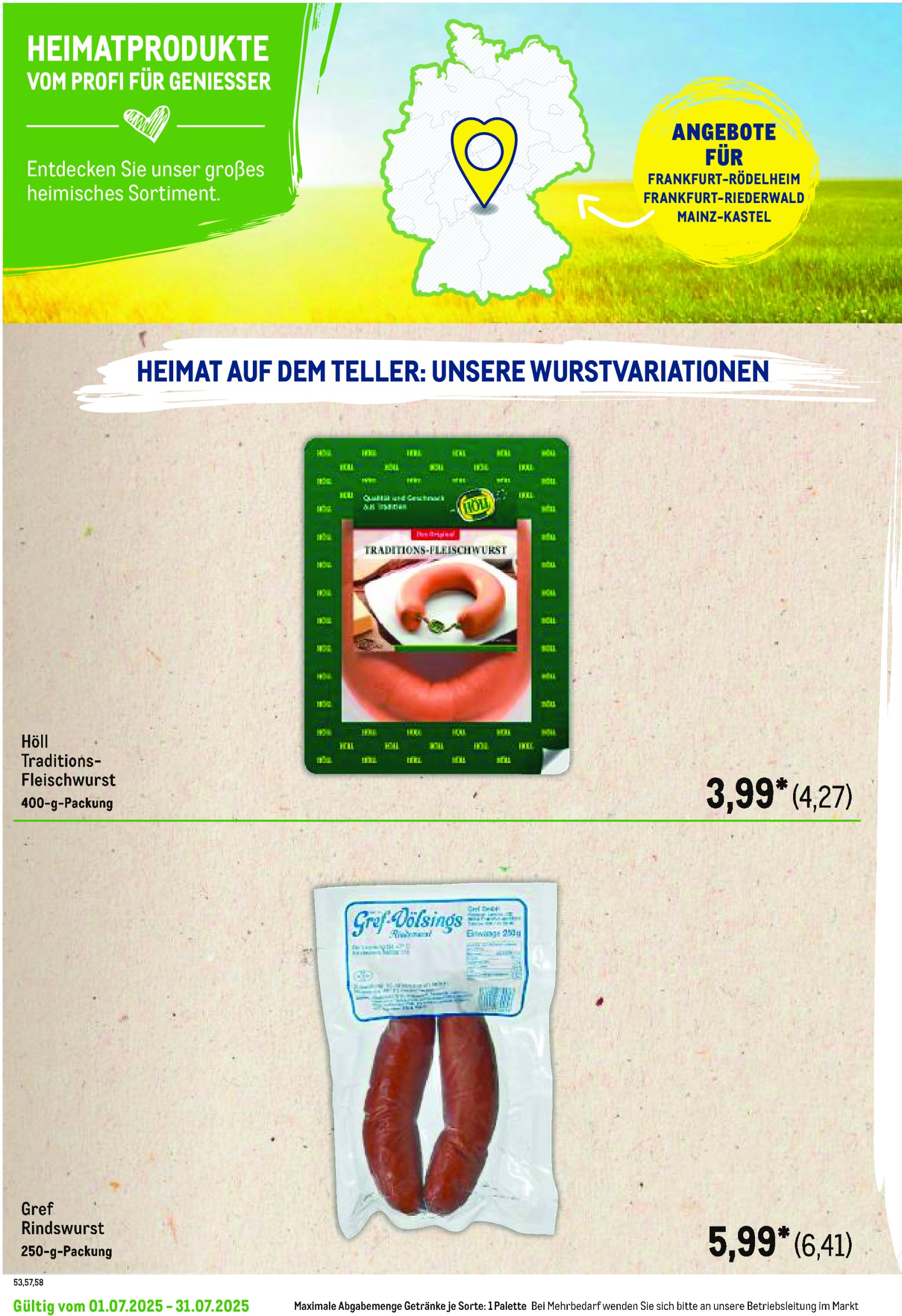 metro - Metro - Regionaler Flyer-Prospekt gültig vom 01.07. bis 31.07. - page: 52