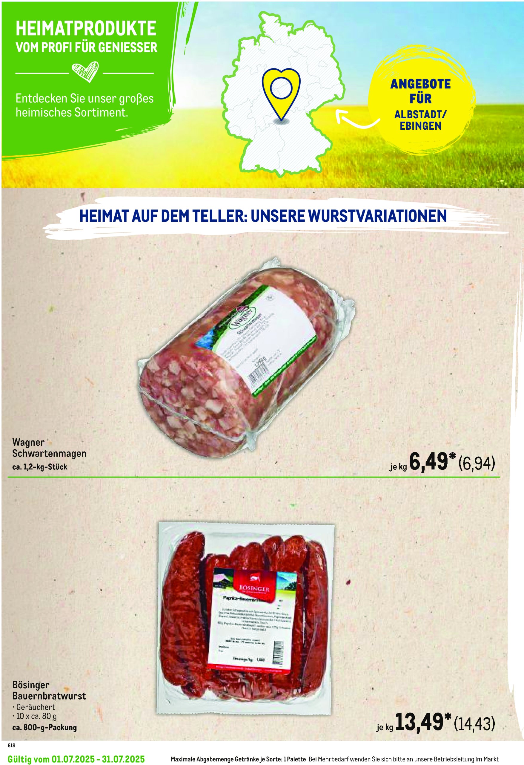 metro - Metro - Regionaler Flyer-Prospekt gültig vom 01.07. bis 31.07. - page: 122