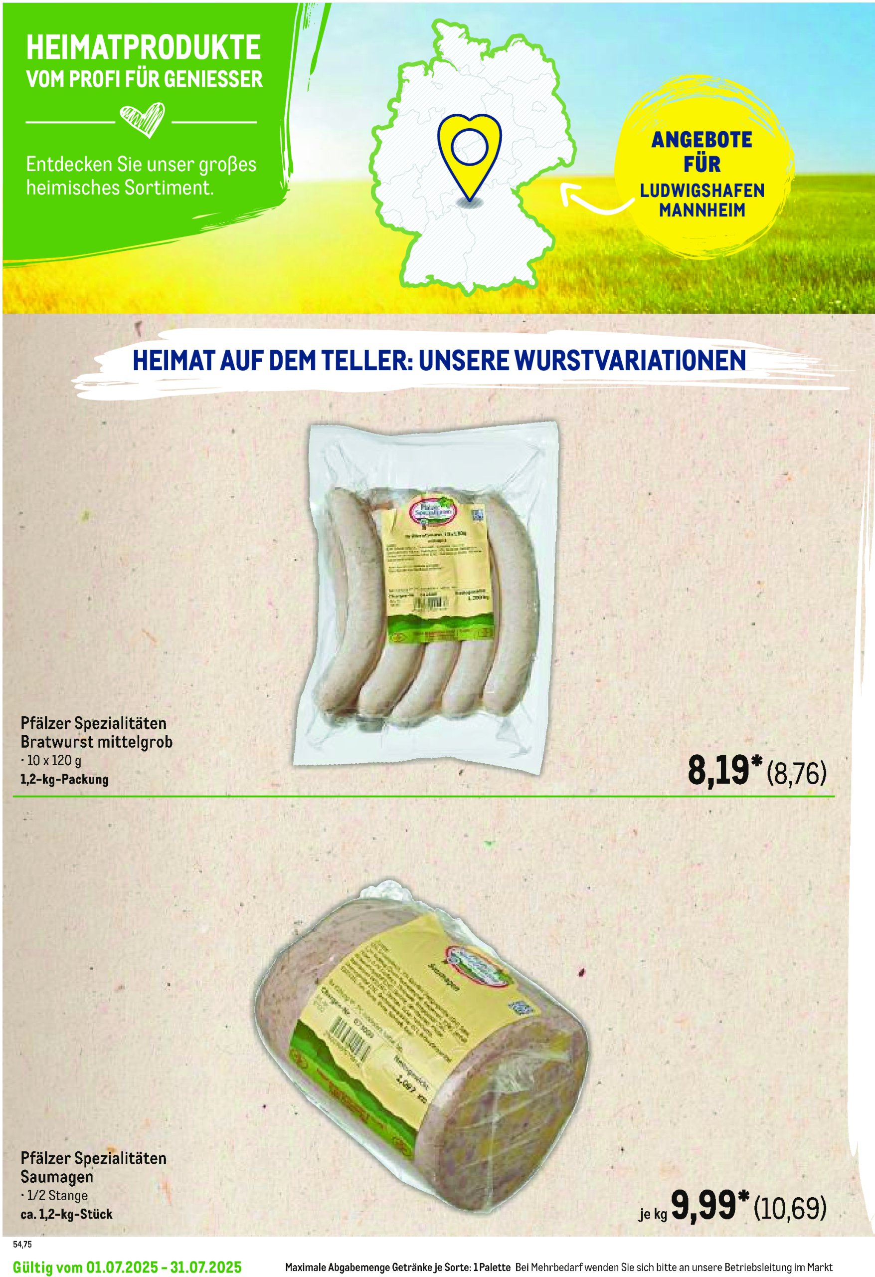 metro - Metro - Regionaler Flyer-Prospekt gültig vom 01.07. bis 31.07. - page: 94