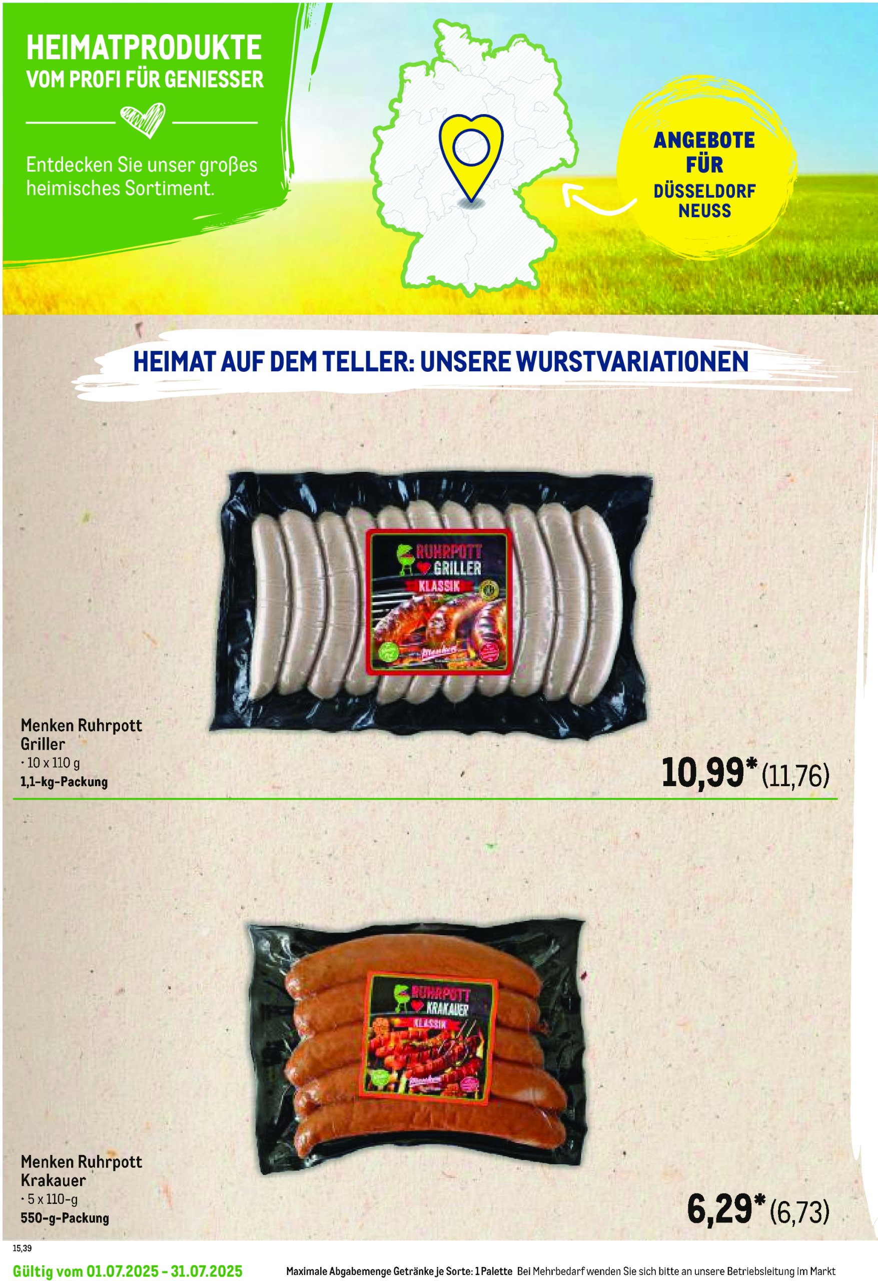 metro - Metro - Regionaler Flyer-Prospekt gültig vom 01.07. bis 31.07. - page: 70