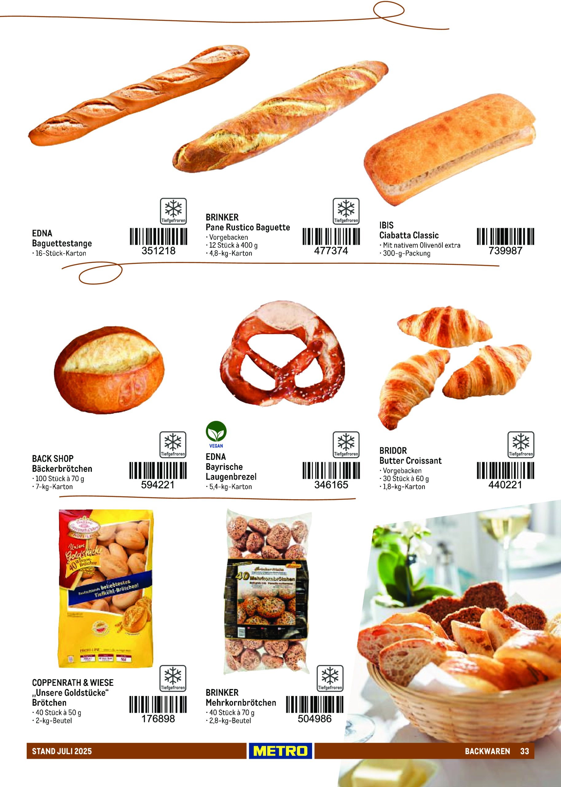 metro - Metro - Sortimentskatalog Lieferservice-Prospekt gültig vom 13.07. bis 30.09. - page: 33