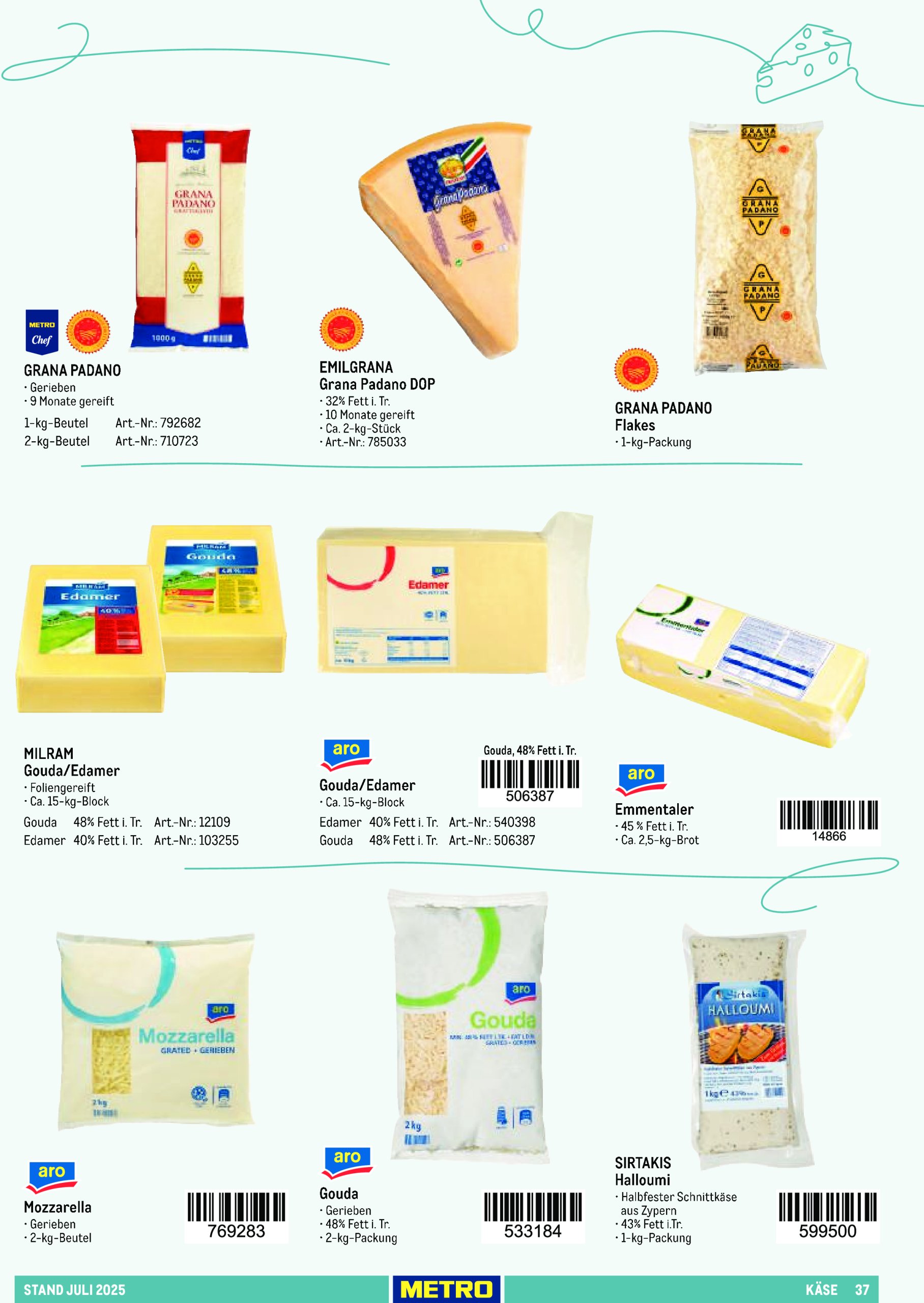 metro - Metro - Sortimentskatalog Lieferservice-Prospekt gültig vom 13.07. bis 30.09. - page: 37