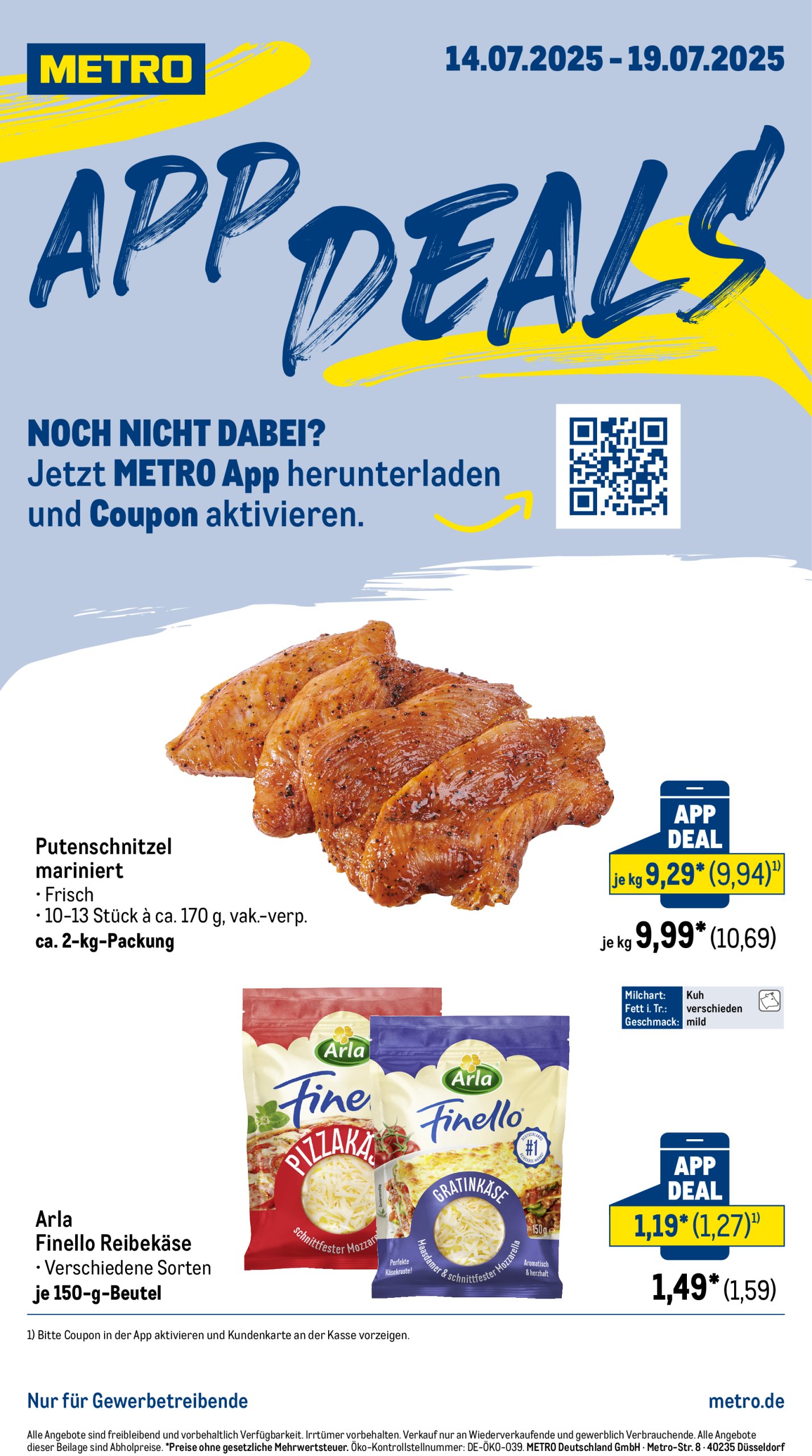 metro - Metro - App Deals-Prospekt gültig vom 14.07. bis 19.07.