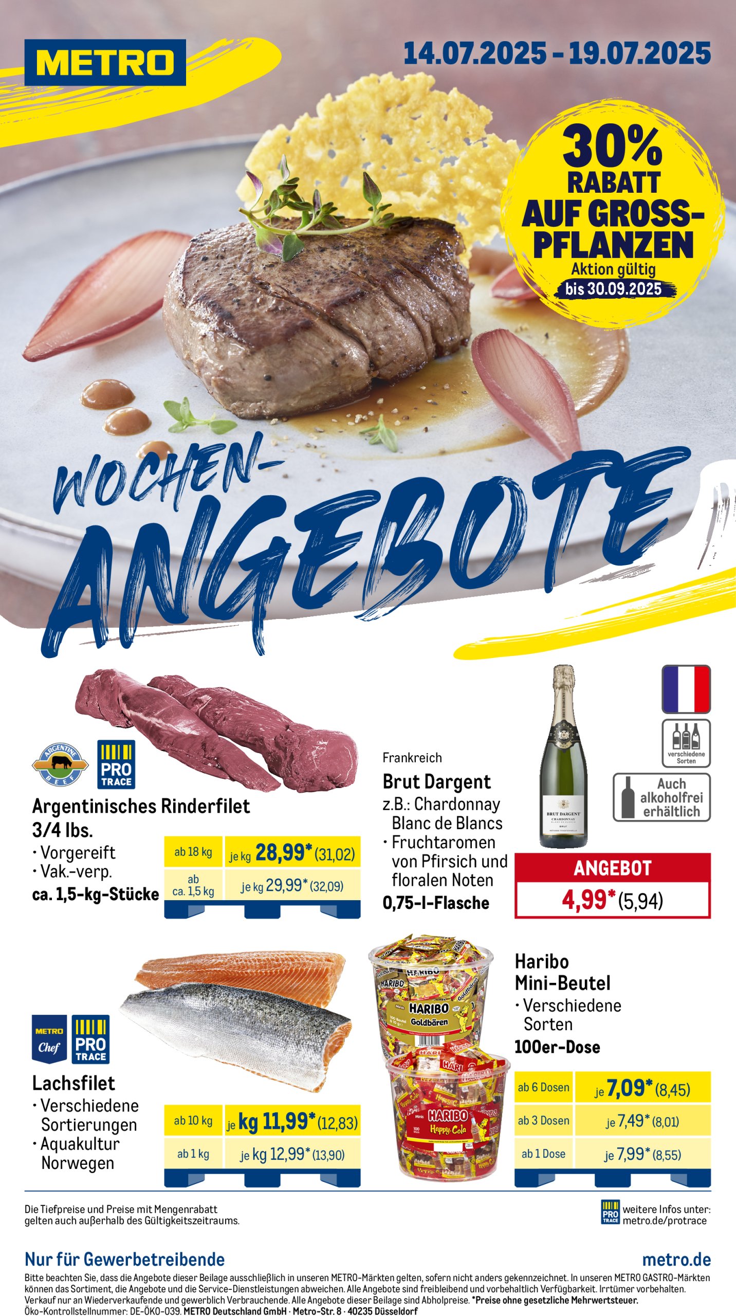 metro - Metro - Wochen-Angebote-Prospekt gültig vom 14.07. bis 19.07.