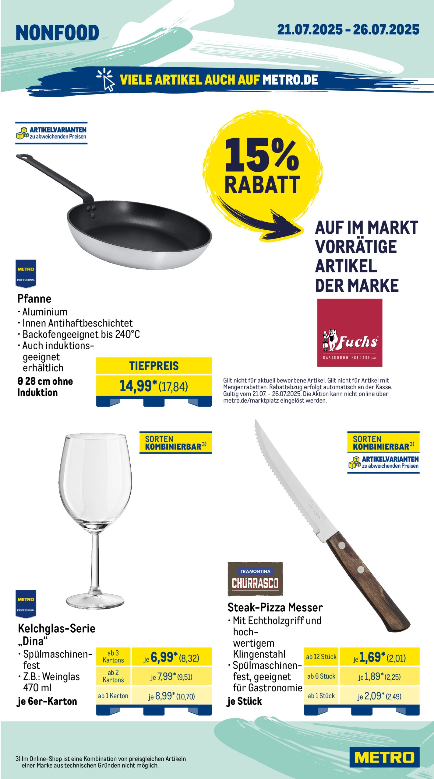 metro - Metro - Wochen-Angebote Gastro-Prospekt gültig vom 21.07. bis 26.07. - page: 19