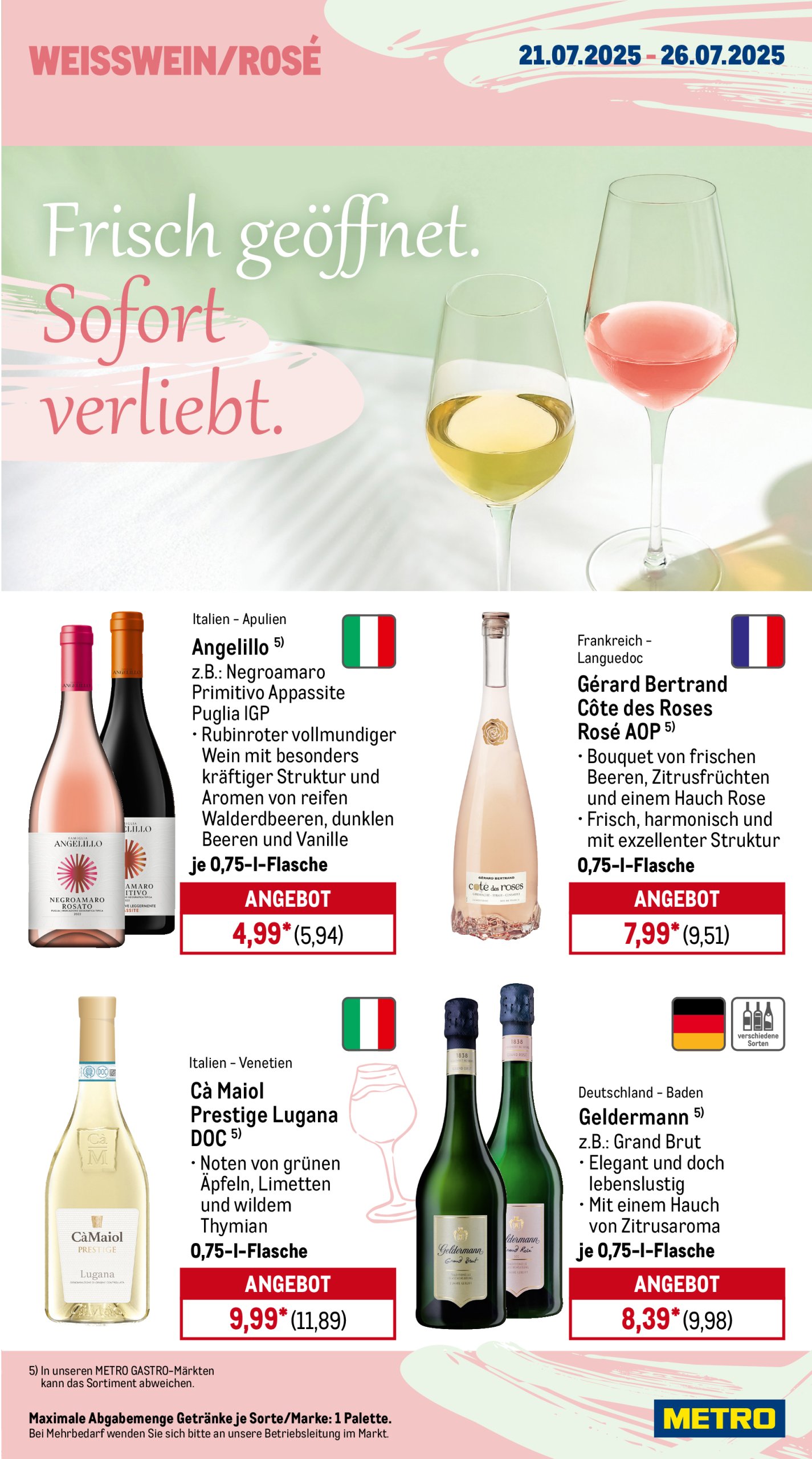 metro - Metro - Wochen-Angebote Gastro-Prospekt gültig vom 21.07. bis 26.07. - page: 15
