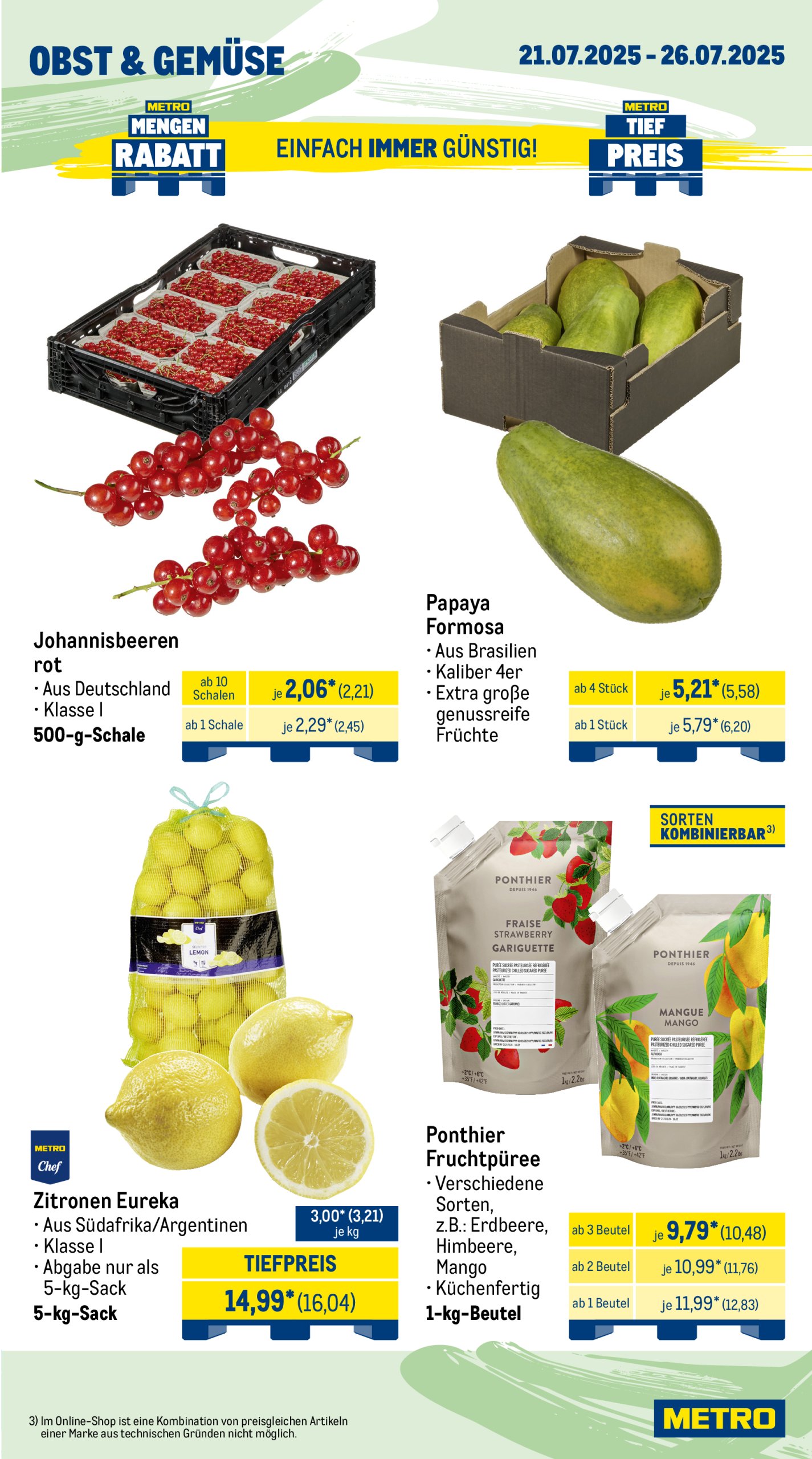 metro - Metro - Wochen-Angebote Gastro-Prospekt gültig vom 21.07. bis 26.07. - page: 7