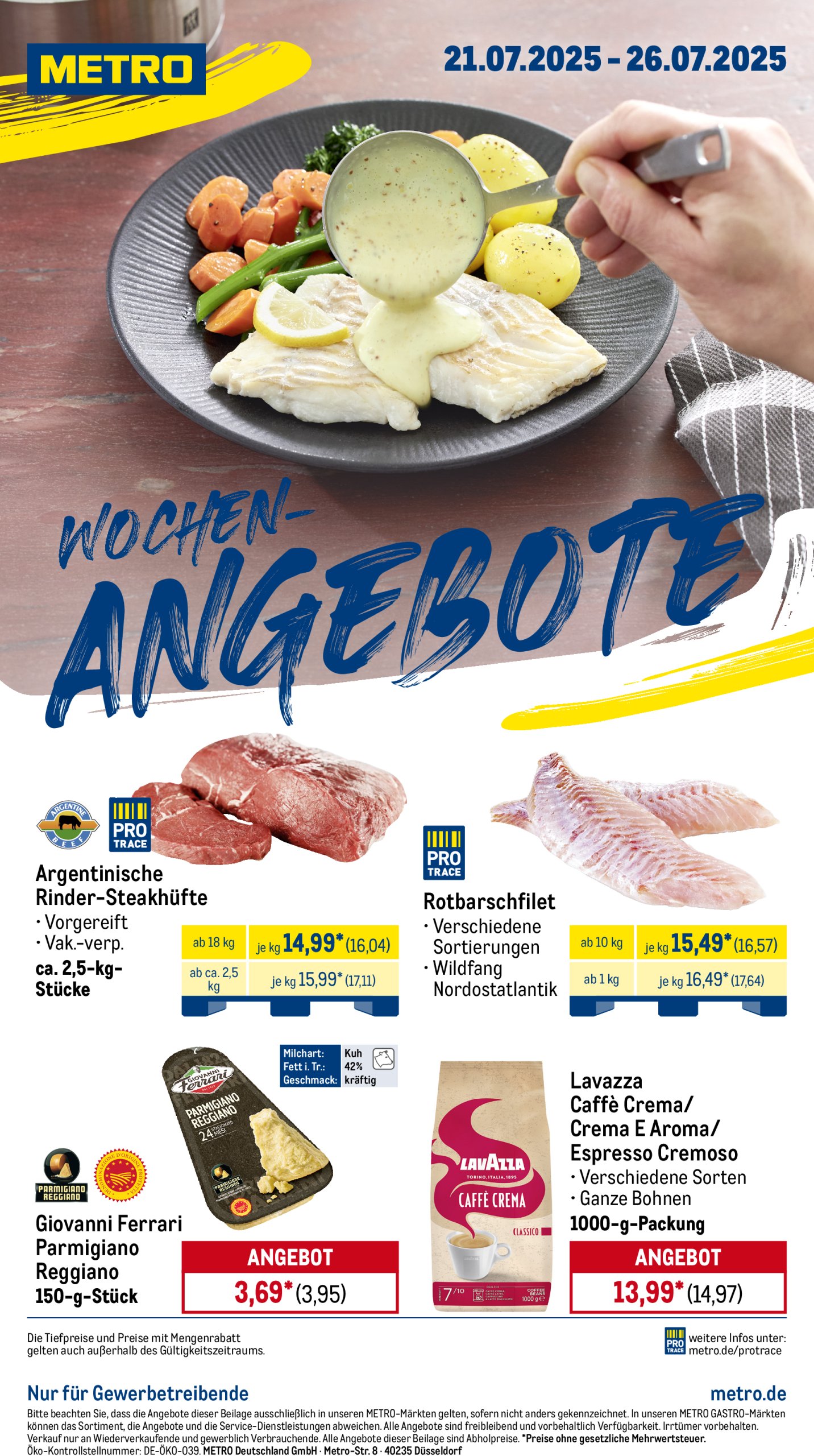 metro - Metro - Wochen-Angebote-Prospekt gültig vom 21.07. bis 26.07.