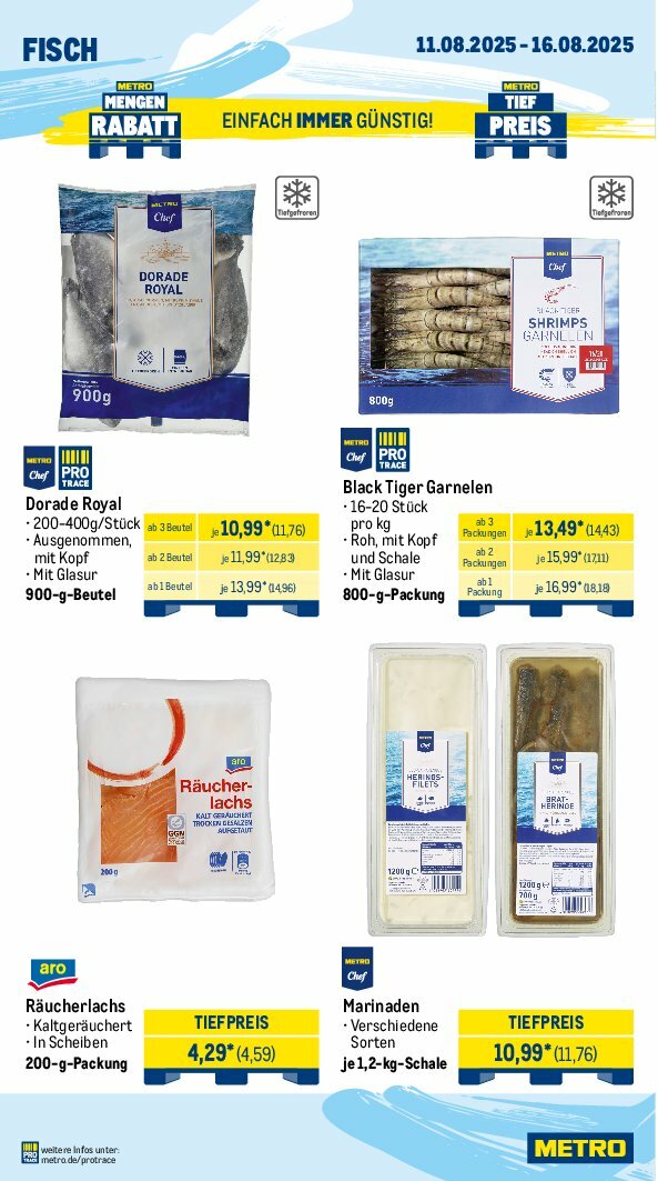 metro - Metro - Wochen-Angebote Gastro-Prospekt gültig vom 11.08. bis 16.08. - page: 6