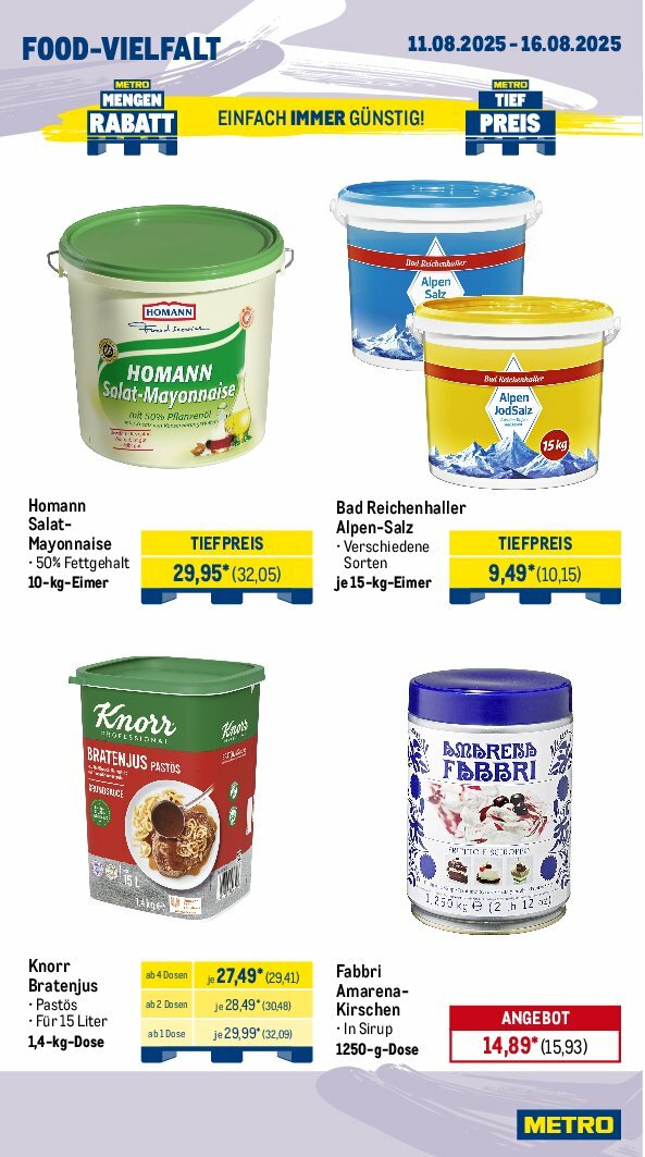 metro - Metro - Wochen-Angebote Gastro-Prospekt gültig vom 11.08. bis 16.08. - page: 14