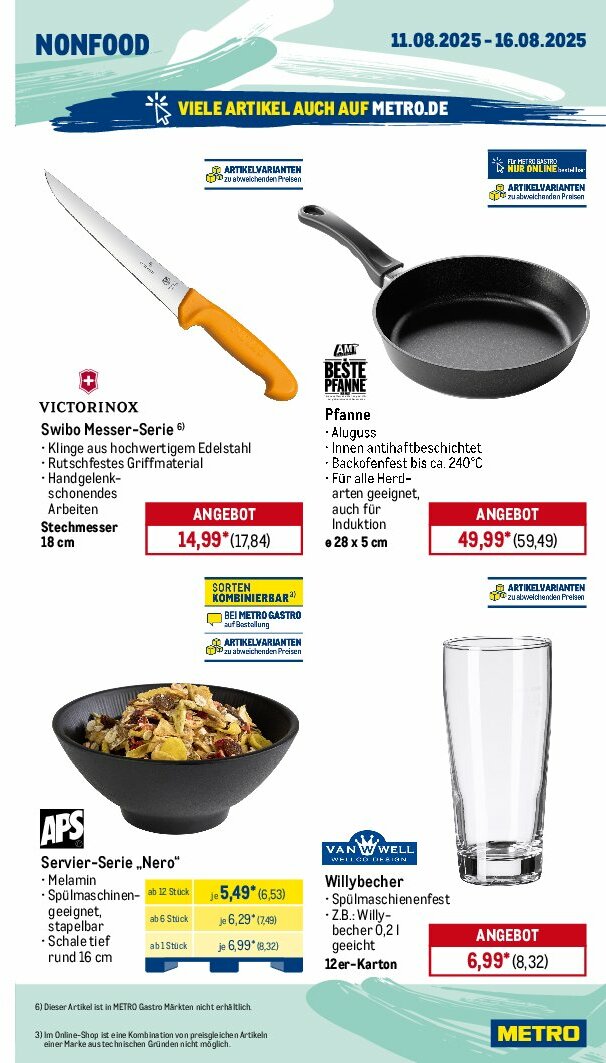 metro - Metro - Wochen-Angebote Gastro-Prospekt gültig vom 11.08. bis 16.08. - page: 19