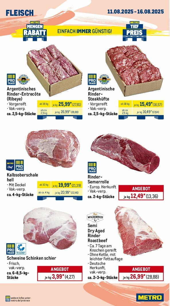 metro - Metro - Wochen-Angebote Gastro-Prospekt gültig vom 11.08. bis 16.08. - page: 2