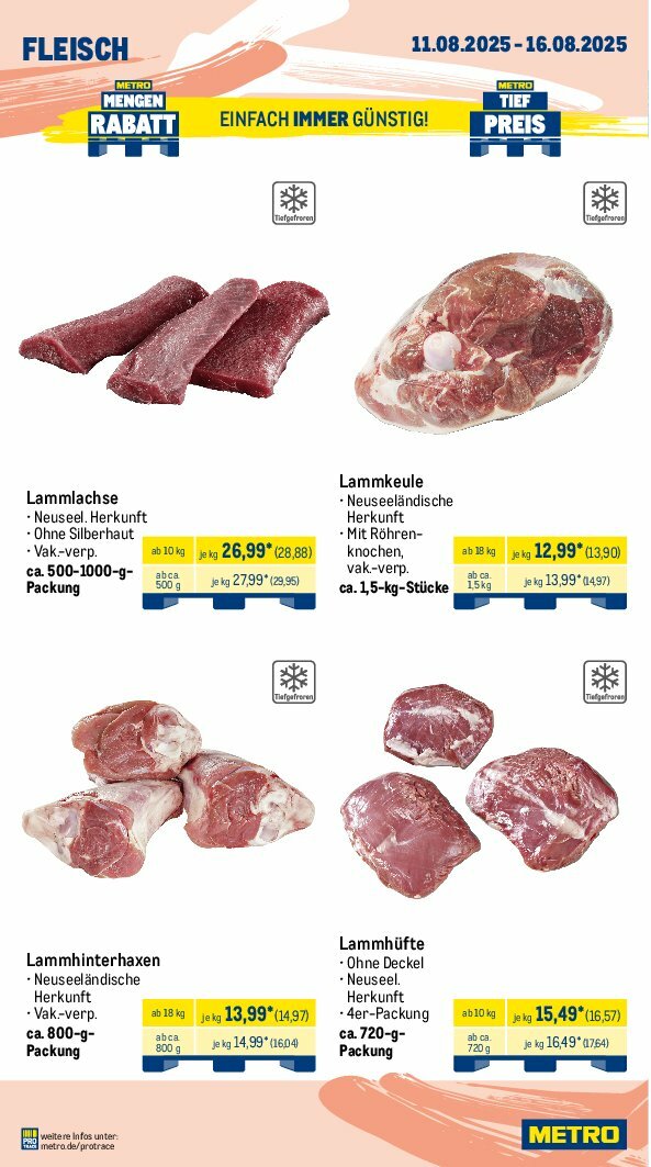 metro - Metro - Wochen-Angebote Gastro-Prospekt gültig vom 11.08. bis 16.08. - page: 4
