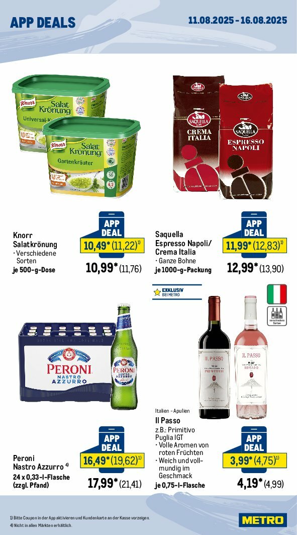 metro - Metro - App Deals-Prospekt gültig vom 11.08. bis 16.08. - page: 2