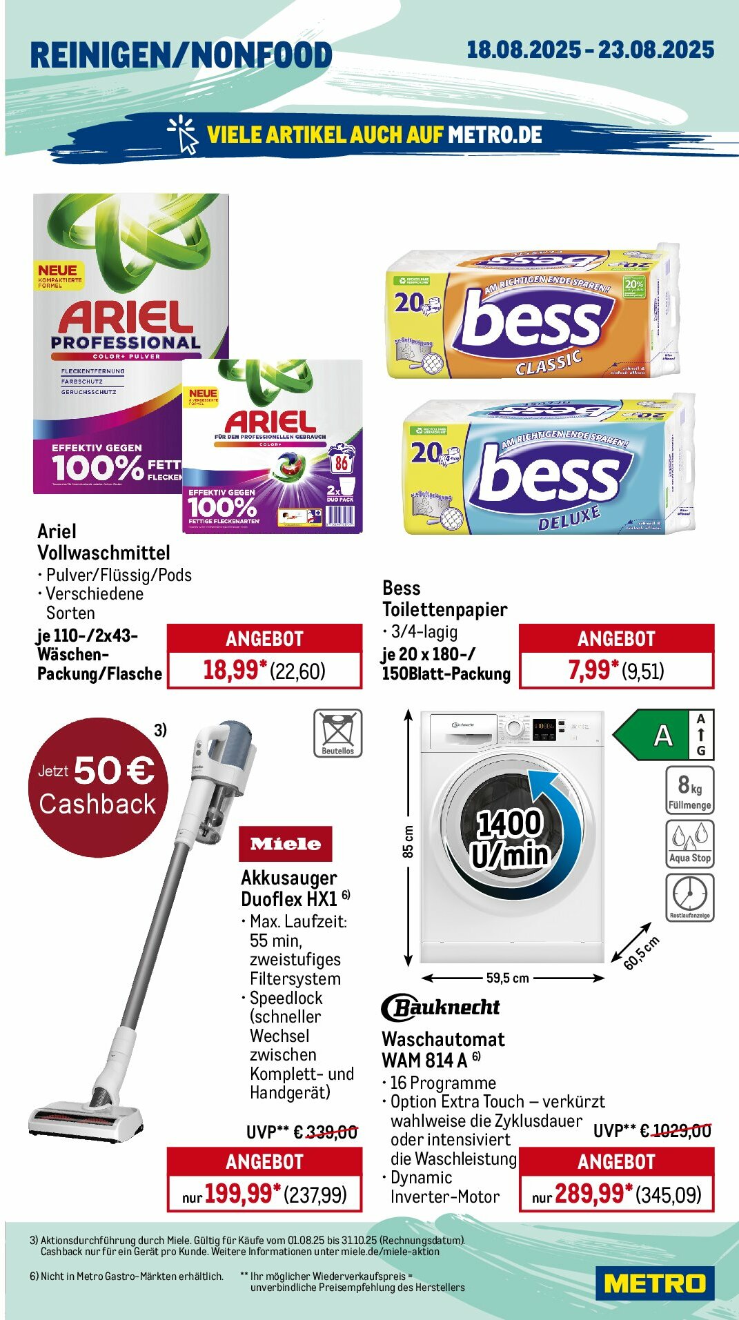 metro - Metro - Wochen-Angebote Gastro-Prospekt gültig vom 18.08. bis 23.08. - page: 17