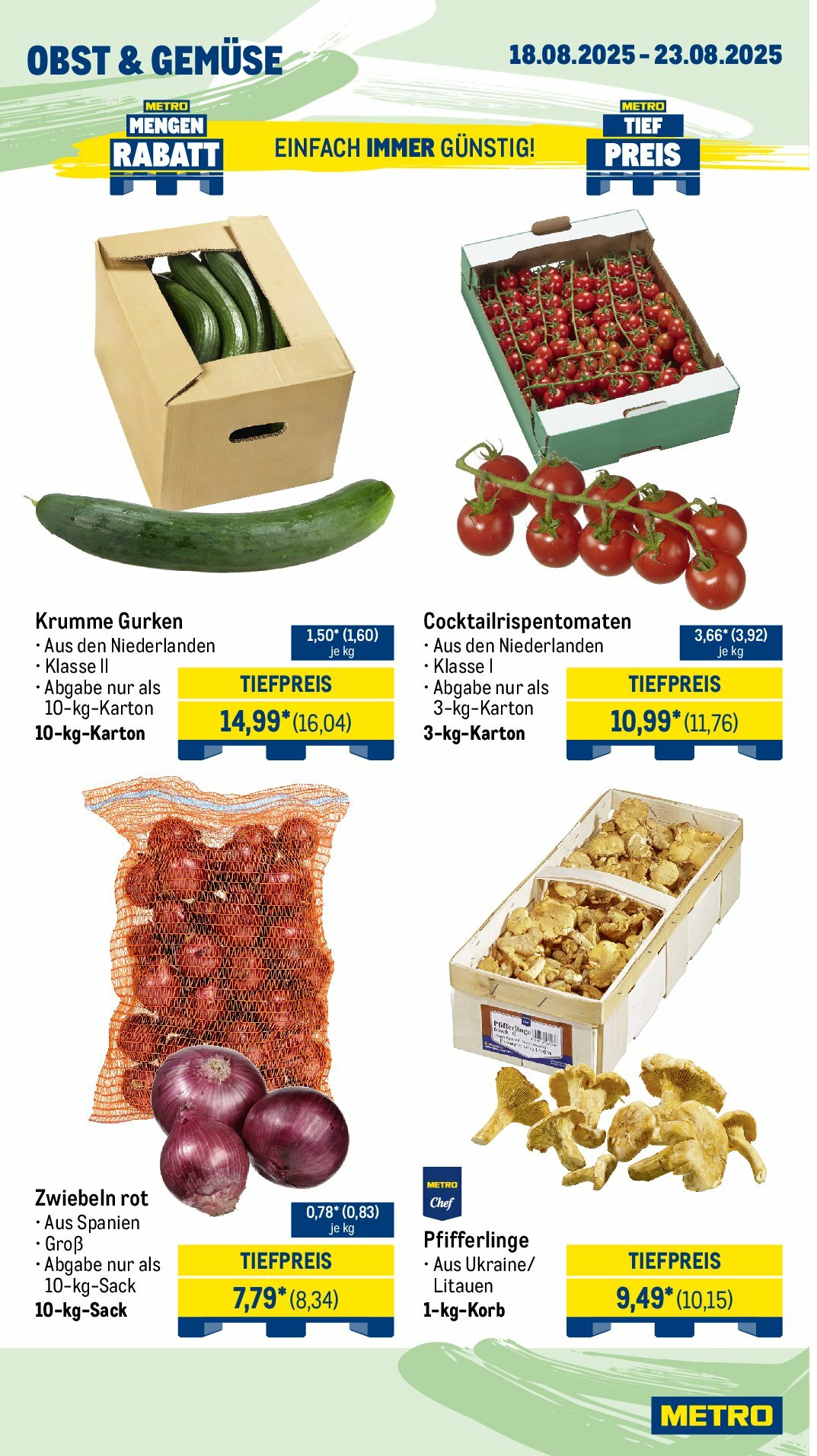 metro - Metro - Wochen-Angebote Gastro-Prospekt gültig vom 18.08. bis 23.08. - page: 8