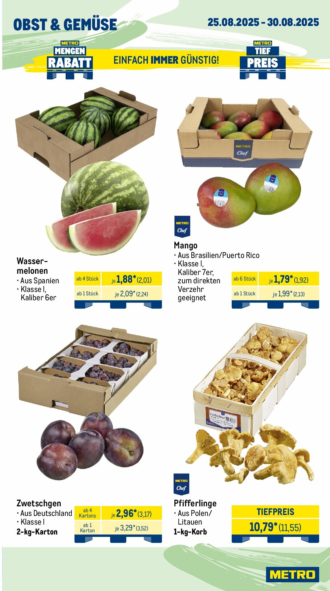 metro - Metro - Wochen-Angebote Gastro-Prospekt gültig vom 25.08. bis 30.08. - page: 8