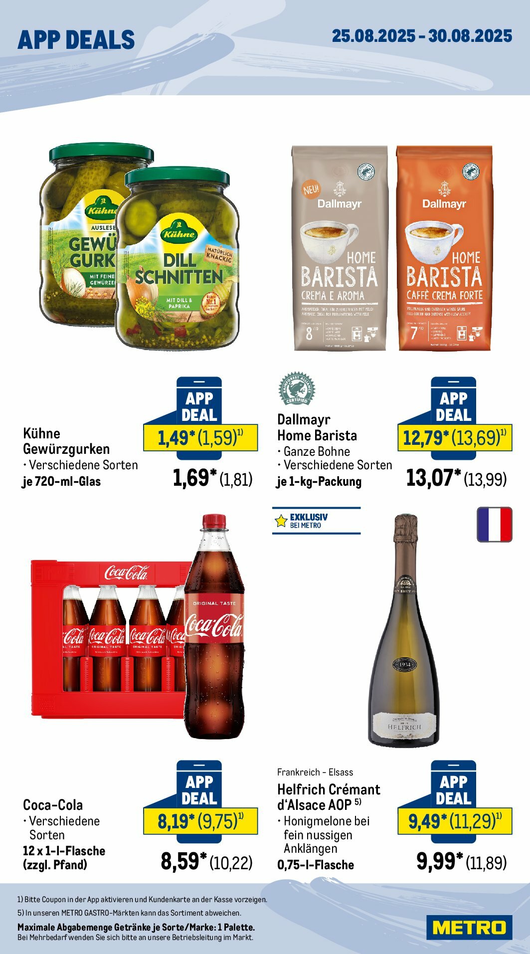 metro - Metro - App Deals-Prospekt gültig vom 25.08. bis 30.08. - page: 2