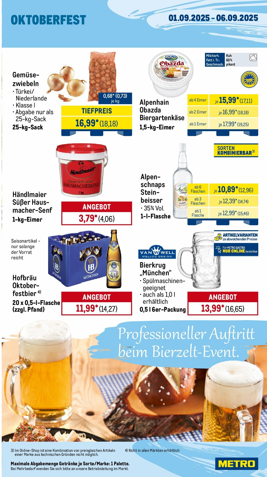 metro - Metro - Wochen-Angebote Gastro-Prospekt gültig vom 01.09. bis 06.09. - page: 13