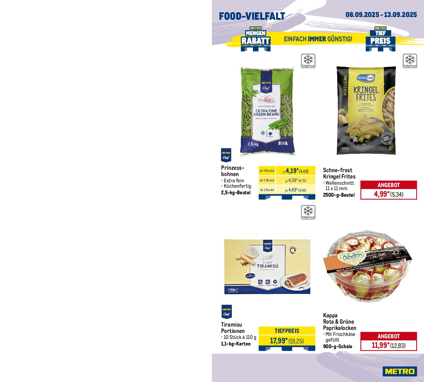 metro - Metro - Wochen-Angebote Gastro-Prospekt gültig vom 08.09. bis 13.09. - page: 11