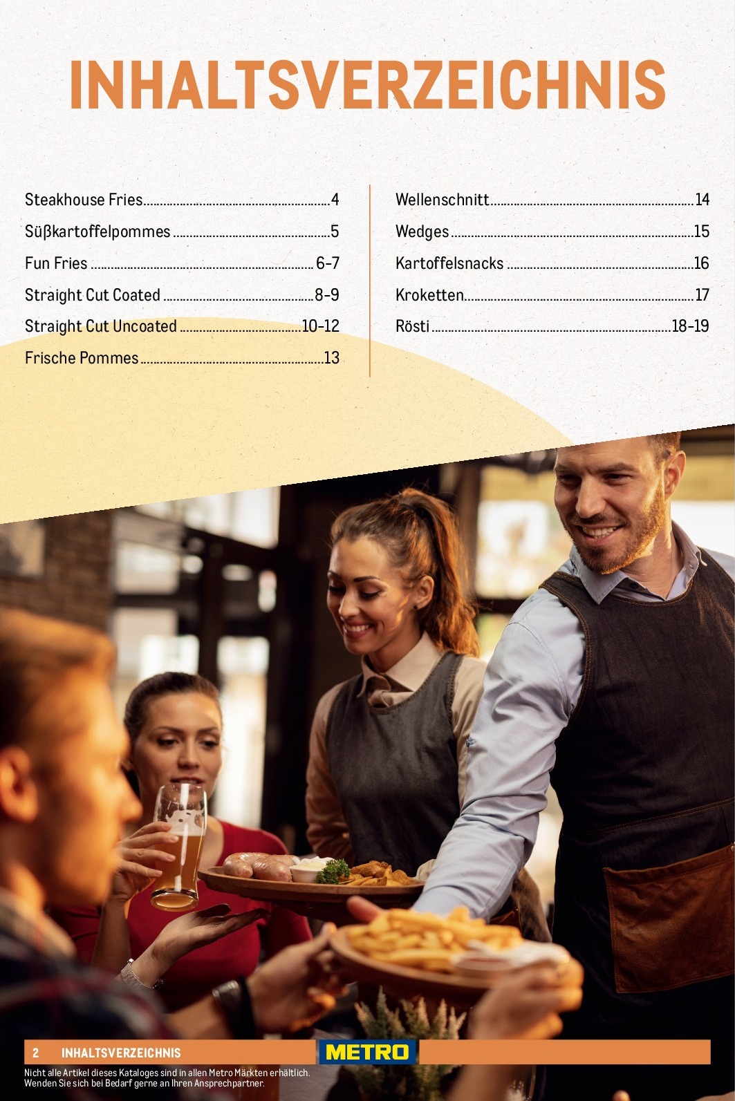 metro - Metro - Pommessortiment-Prospekt gültig vom 01.03. bis 31.12. - page: 2