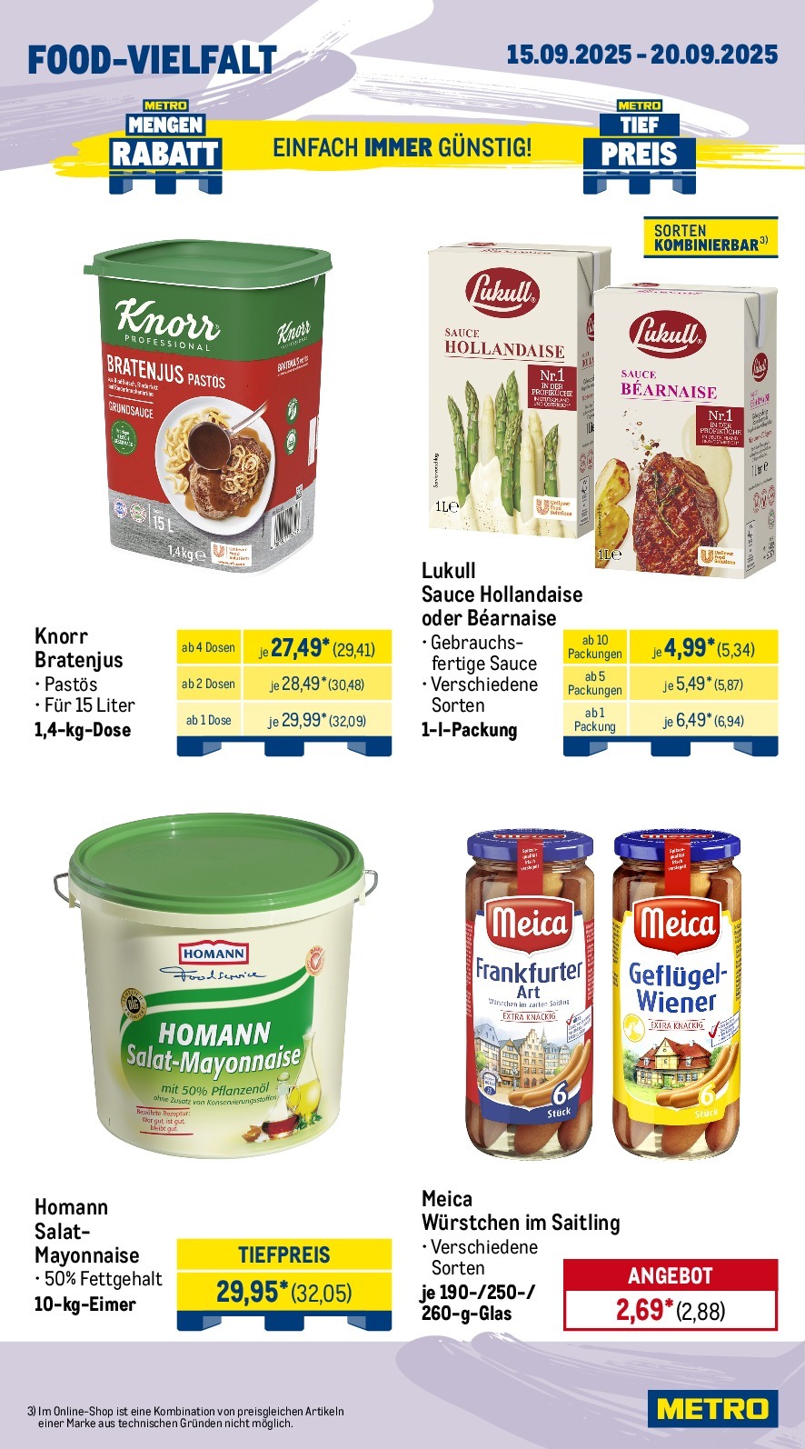 metro - Metro - Wochen-Angebote Gastro-Prospekt gültig vom 15.09. bis 20.09. - page: 12