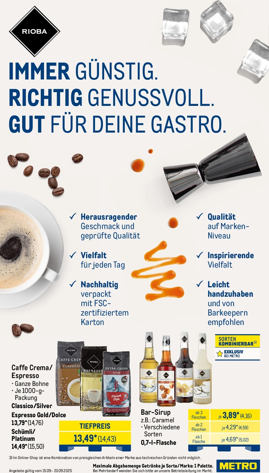 metro - Metro - Wochen-Angebote Gastro-Prospekt gültig vom 15.09. bis 20.09. - page: 14