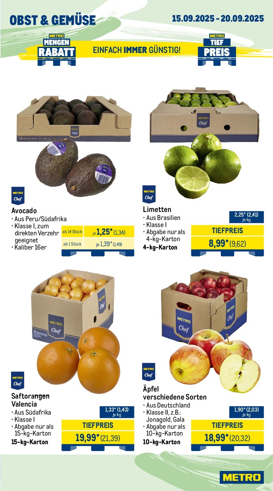 metro - Metro - Wochen-Angebote Gastro-Prospekt gültig vom 15.09. bis 20.09. - page: 7