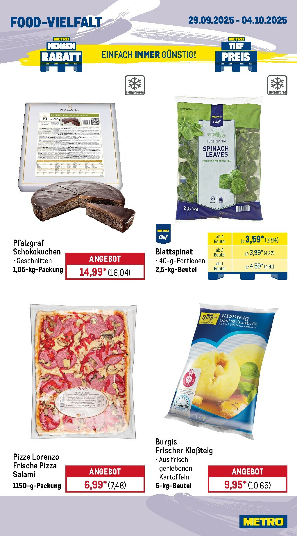 metro - Metro - Wochen-Angebote Gastro-Prospekt gültig vom 29.09. bis 04.10. - page: 11