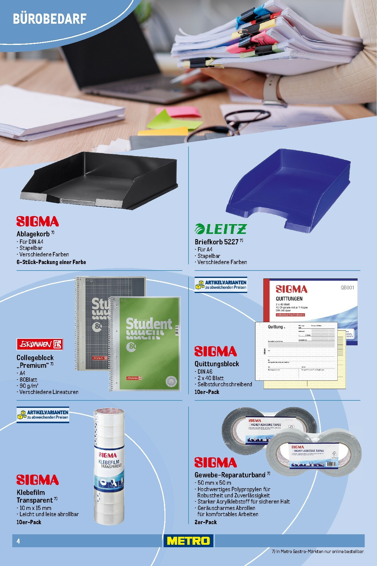 metro - Metro - Office Sortiment-Prospekt gültig vom 01.10. bis 31.12. - page: 4