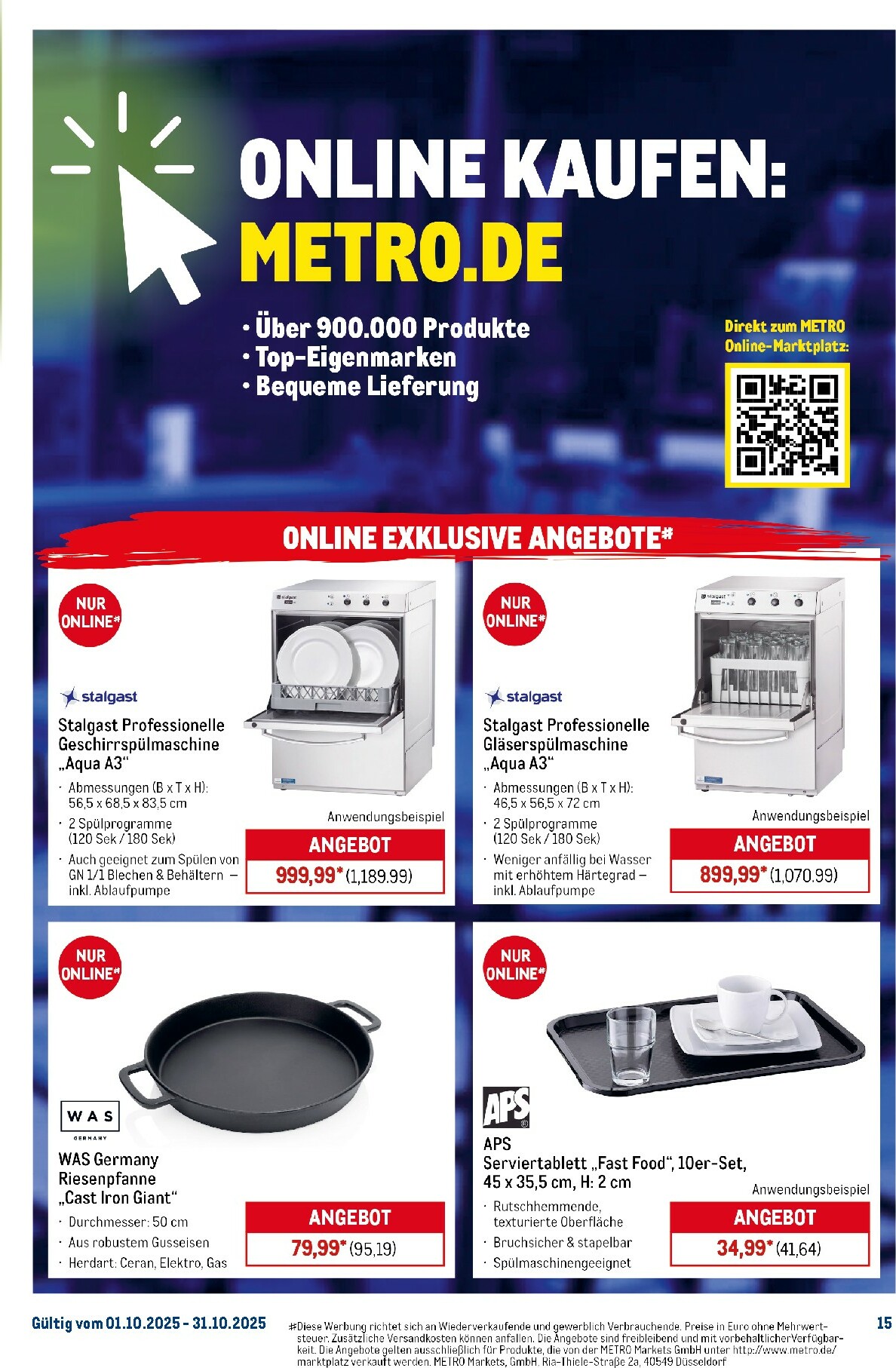 metro - Metro - Monats-Menü-Prospekt gültig vom 01.10. bis 31.10. - page: 15