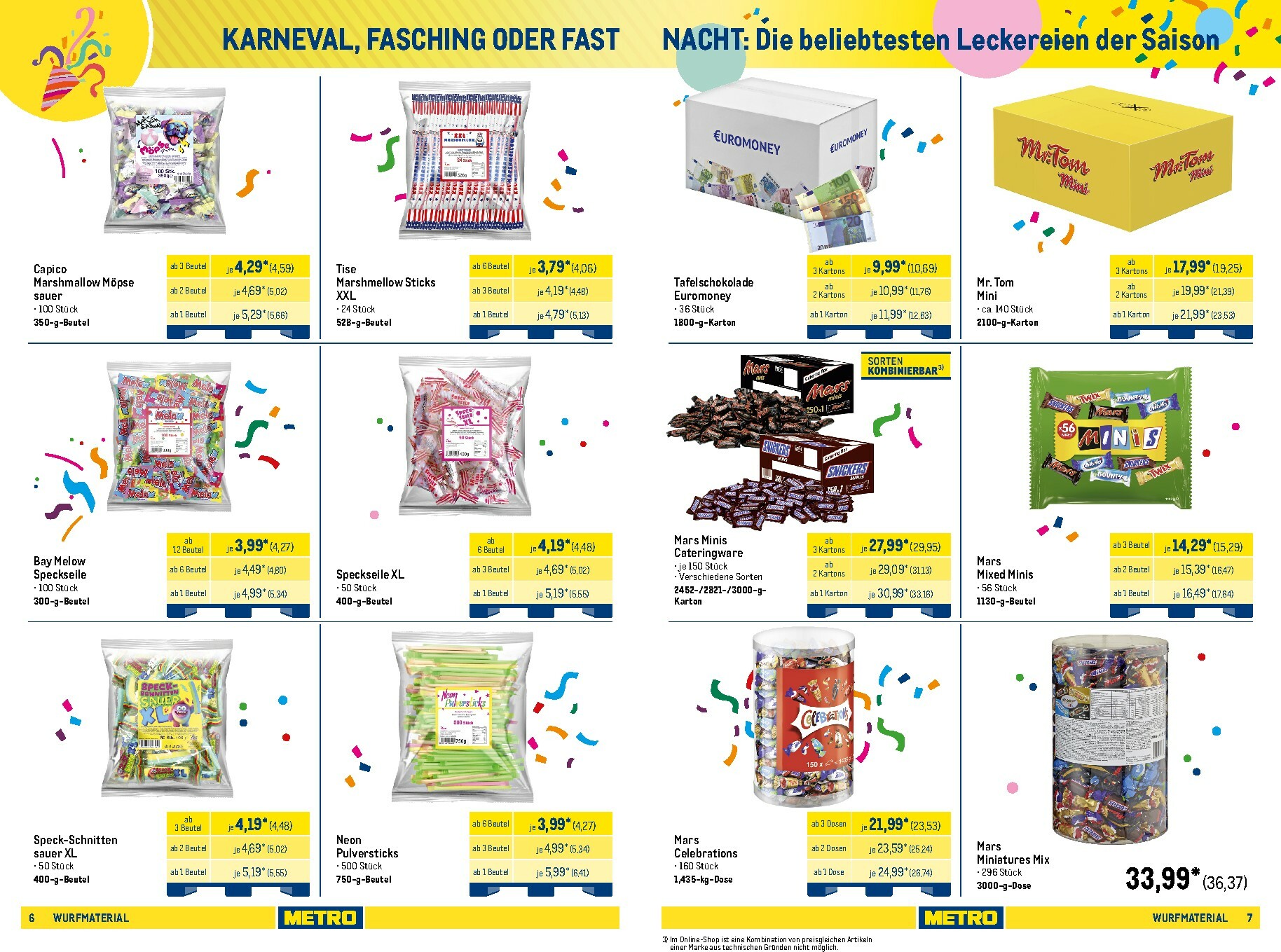 metro - Metro - Wurfmaterial Karneval-Prospekt gültig vom 18.10. bis 12.01. - page: 4