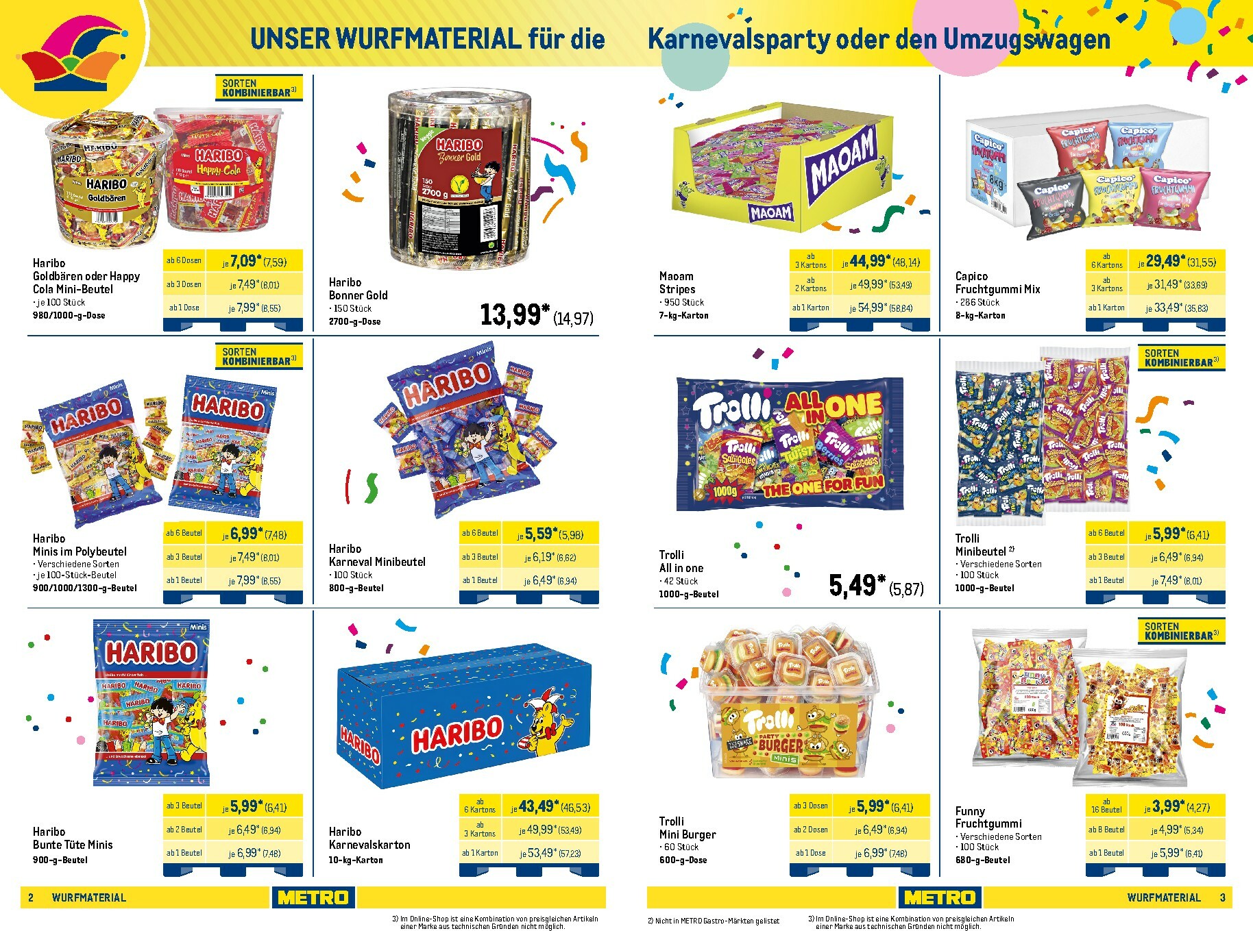 metro - Metro - Wurfmaterial Karneval-Prospekt gültig vom 18.10. bis 12.01. - page: 2
