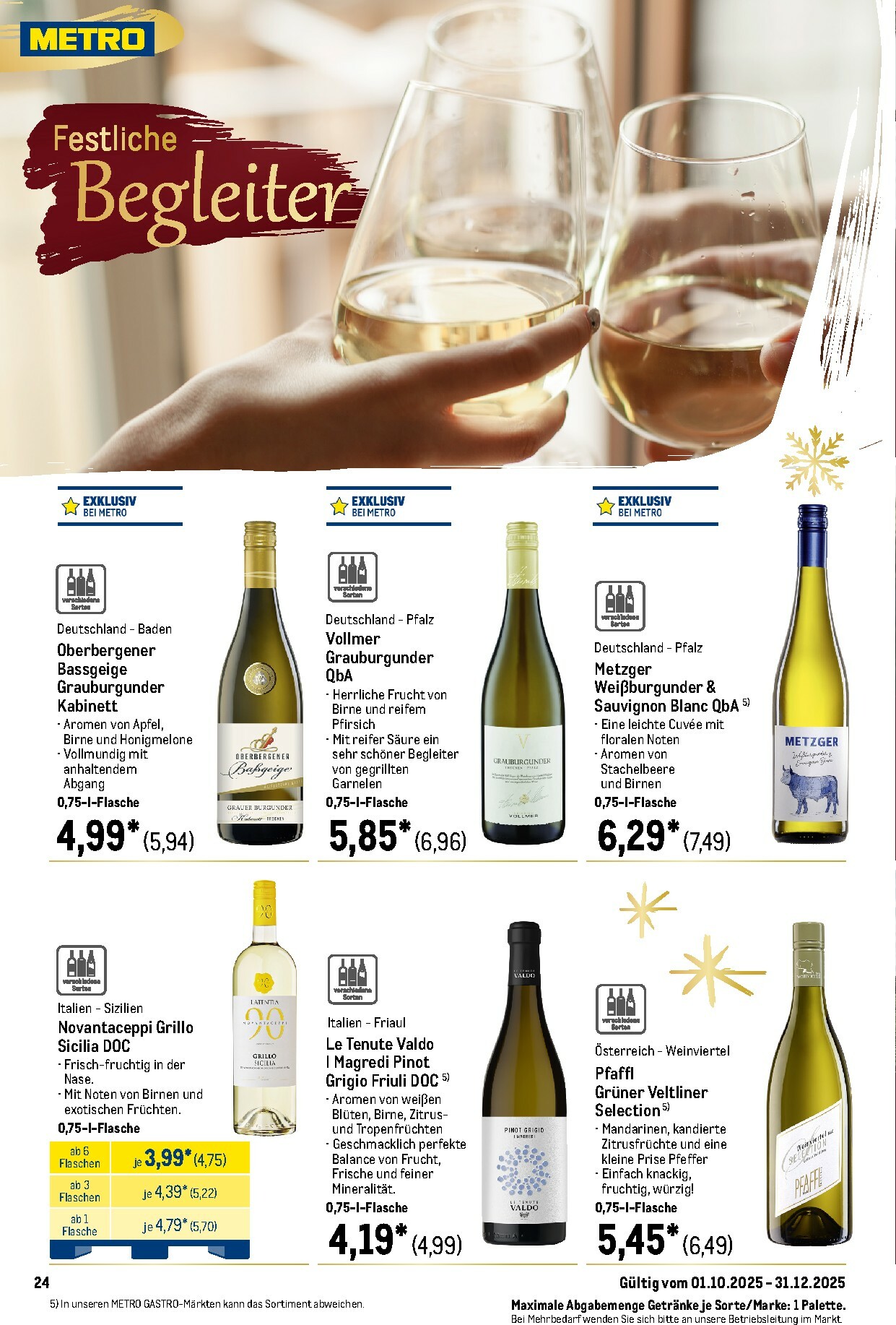 metro - Metro - Saisonkatalog "Perfekt ausgestattet"-Prospekt gültig vom 01.10. bis 31.12. - page: 24 metro - Metro - Saisonkatalog "Perfekt ausgestattet"-Prospekt gültig vom 01.10. bis 31.12. - page: 24