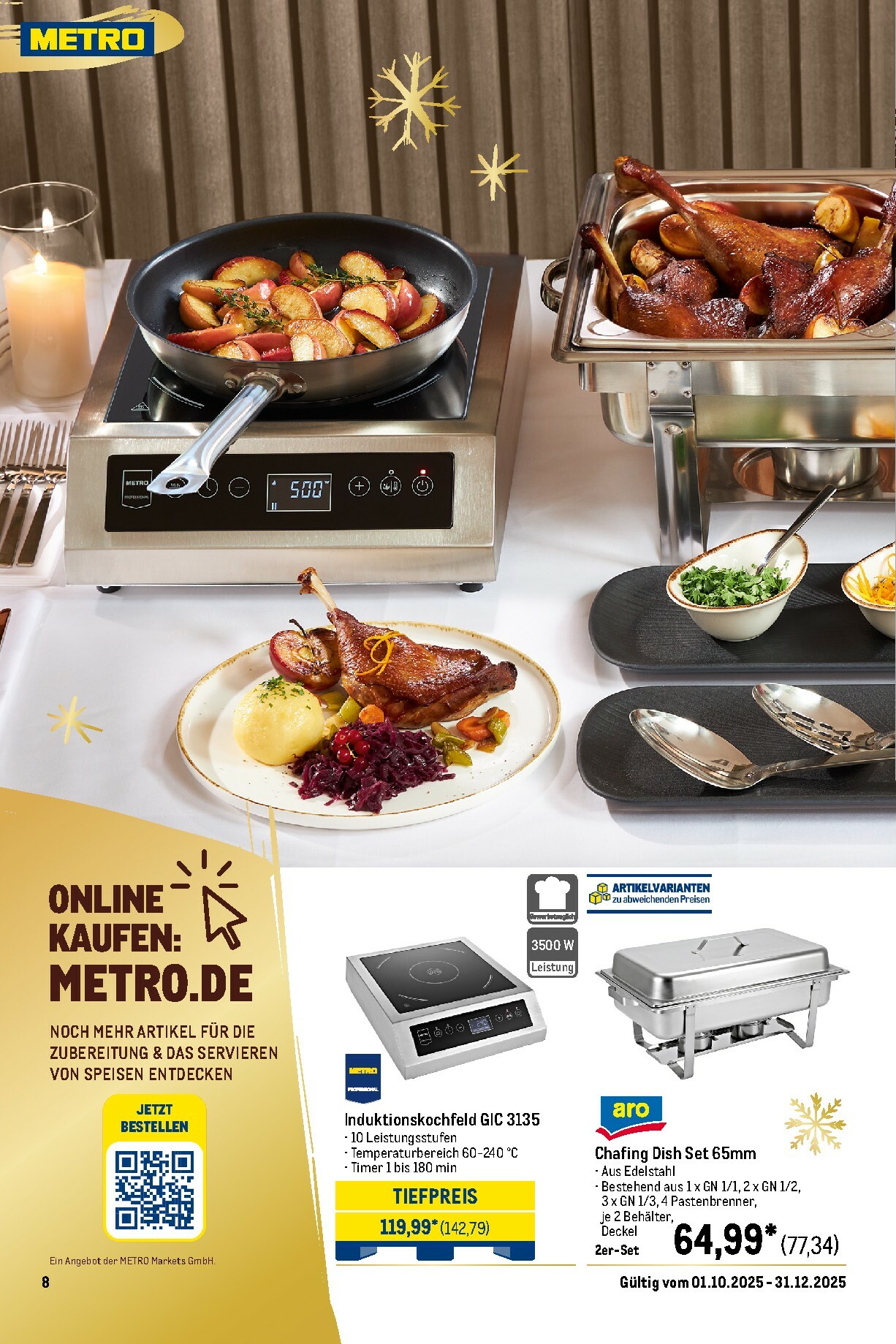 metro - Metro - Saisonkatalog "Perfekt ausgestattet"-Prospekt gültig vom 01.10. bis 31.12. - page: 8 metro - Metro - Saisonkatalog "Perfekt ausgestattet"-Prospekt gültig vom 01.10. bis 31.12. - page: 8