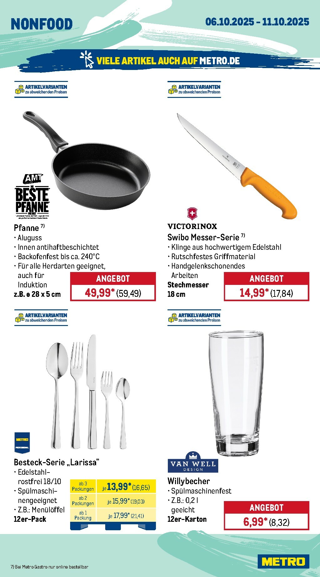 metro - Metro - Wochen-Angebote Gastro-Prospekt gültig vom 06.10. bis 11.10. - page: 18