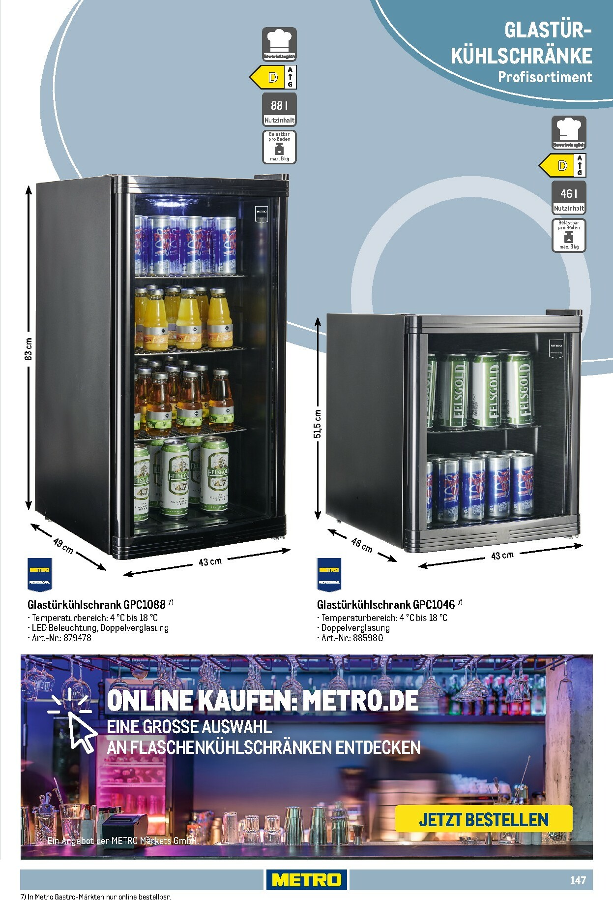 metro - Metro - Non Food Sortiment-Prospekt gültig vom 01.10. bis 31.10. - page: 147 metro - Metro - Non Food Sortiment-Prospekt gültig vom 01.10. bis 31.10. - page: 147