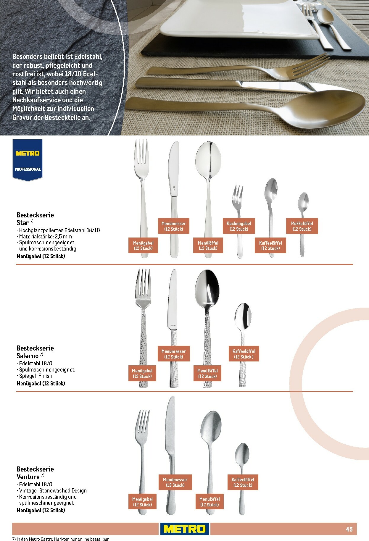 metro - Metro - Non Food Sortiment-Prospekt gültig vom 01.10. bis 31.10. - page: 45 metro - Metro - Non Food Sortiment-Prospekt gültig vom 01.10. bis 31.10. - page: 45