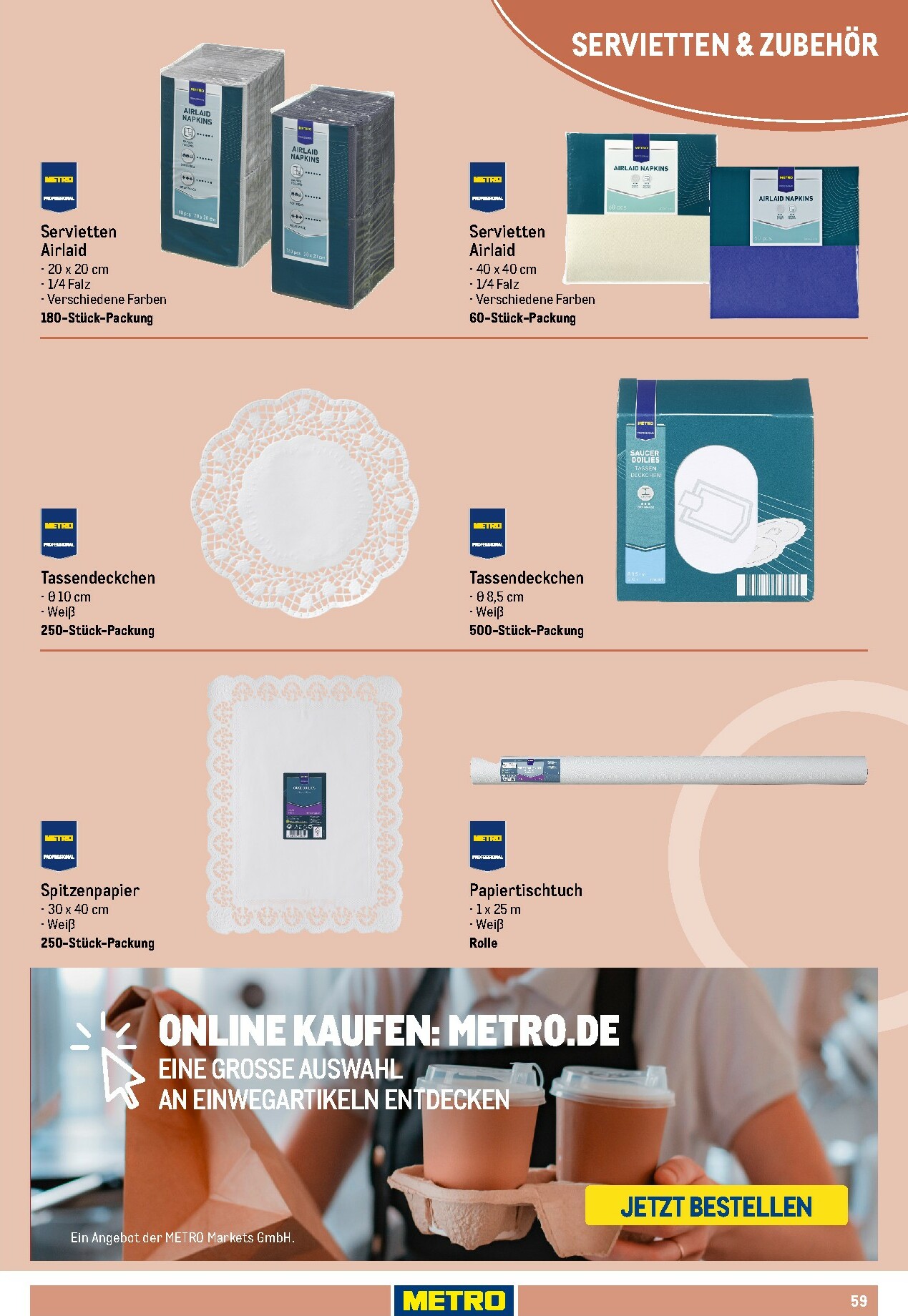 metro - Metro - Non Food Sortiment-Prospekt gültig vom 01.10. bis 31.10. - page: 59 metro - Metro - Non Food Sortiment-Prospekt gültig vom 01.10. bis 31.10. - page: 59