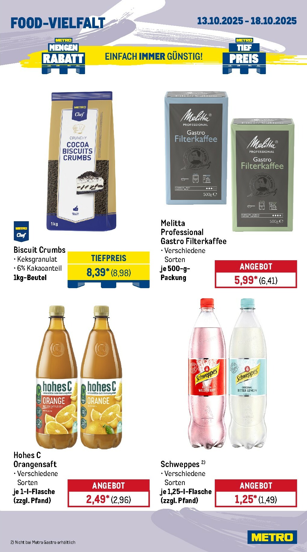 metro - Metro - Wochen-Angebote Gastro-Prospekt gültig vom 13.10. bis 18.10. - page: 15