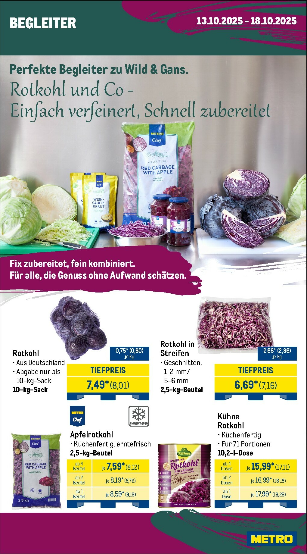 metro - Metro - Wochen-Angebote Gastro-Prospekt gültig vom 13.10. bis 18.10. - page: 12