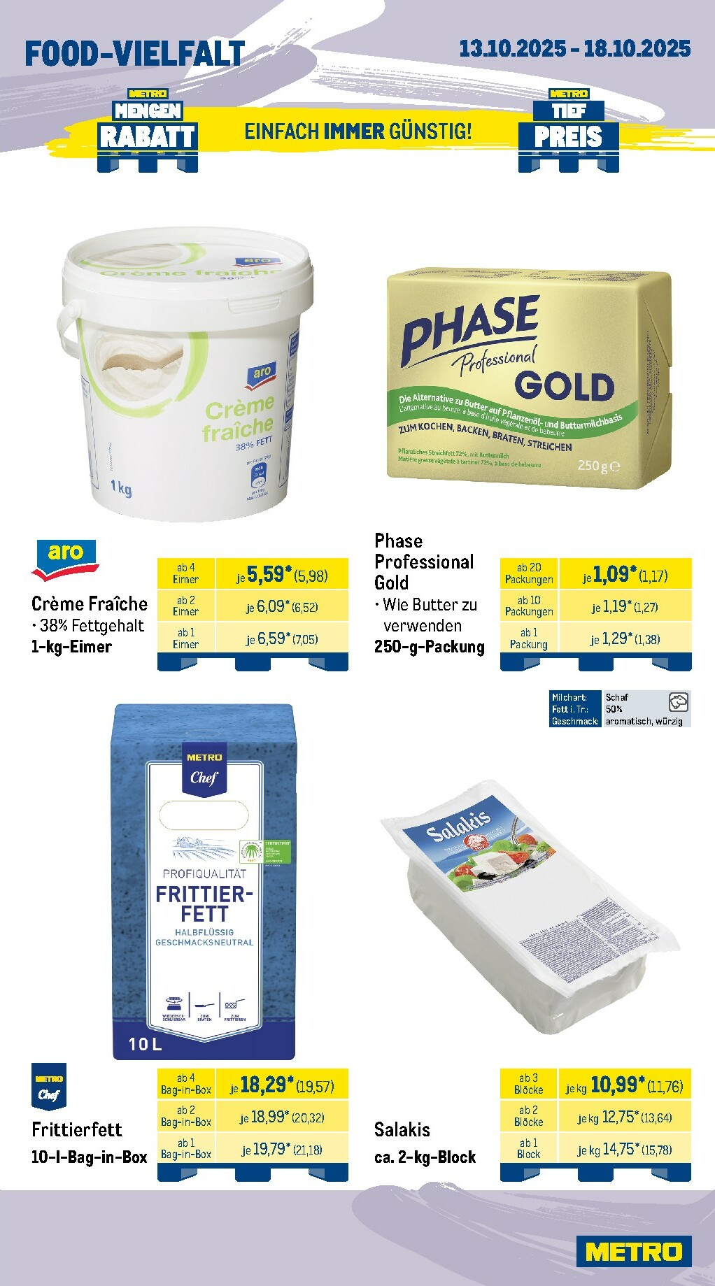 metro - Metro - Wochen-Angebote Gastro-Prospekt gültig vom 13.10. bis 18.10. - page: 9