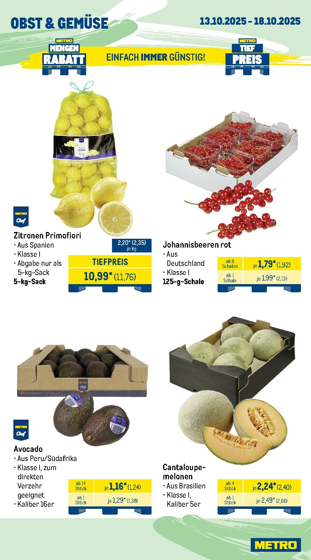 metro - Metro - Wochen-Angebote Gastro-Prospekt gültig vom 13.10. bis 18.10. - page: 7