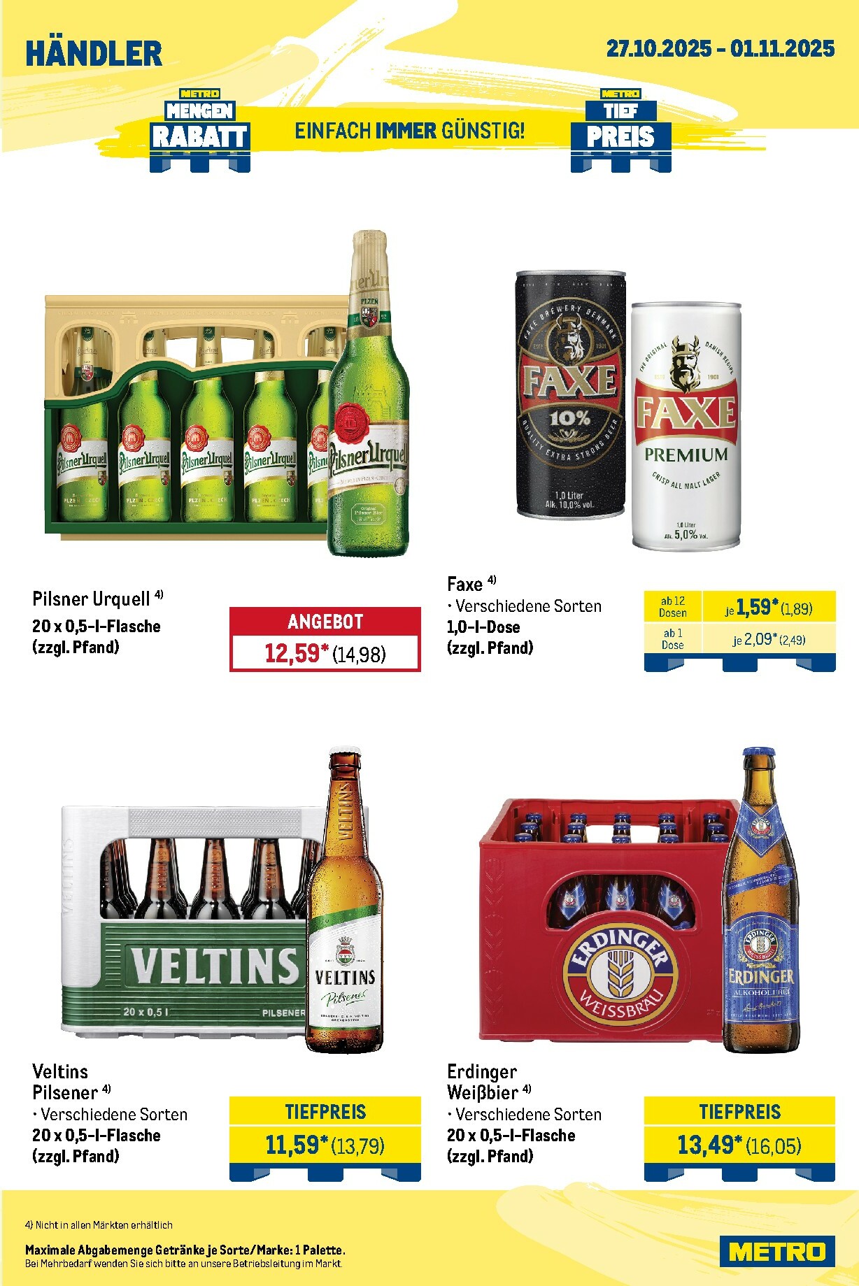 metro - Metro - Wochen-Angebote Händler-Prospekt gültig vom 27.10. bis 01.11. - page: 5