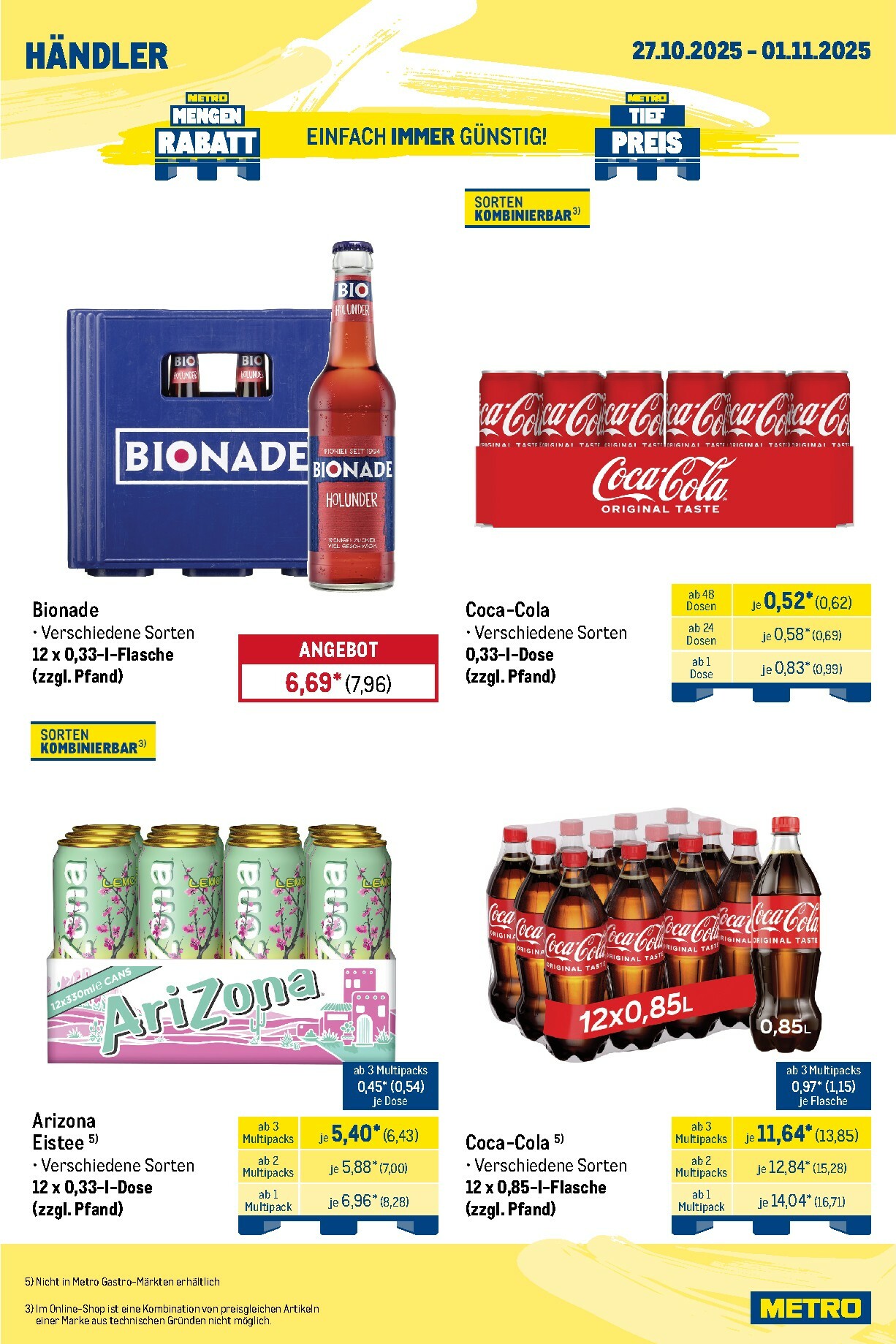 metro - Metro - Wochen-Angebote Händler-Prospekt gültig vom 27.10. bis 01.11. - page: 4